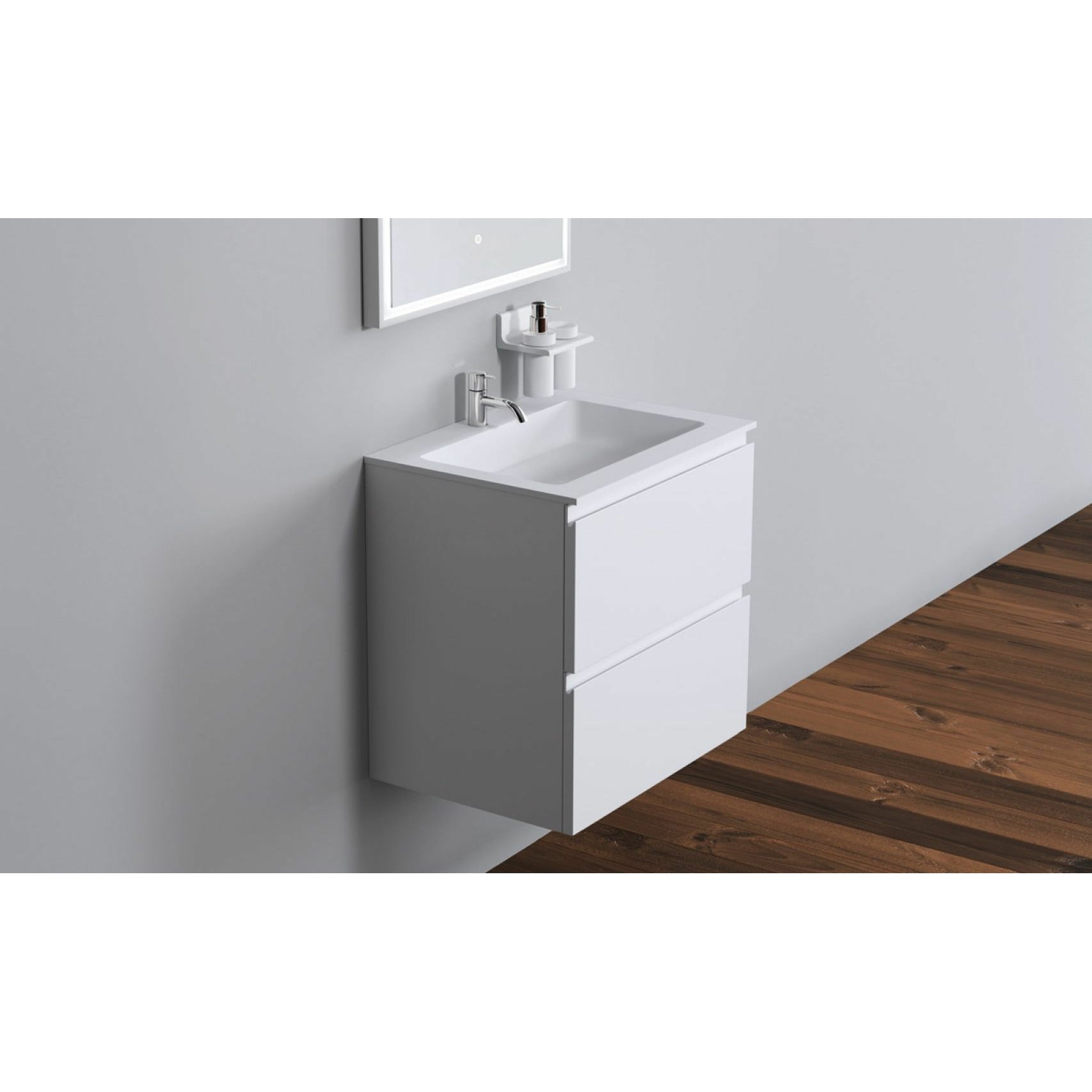 [product_category]-Copenhagen Bath Romsø Center Wash Basin, L60 Cm-Copenhagen Bath-5700300400597-30040059-COP-3