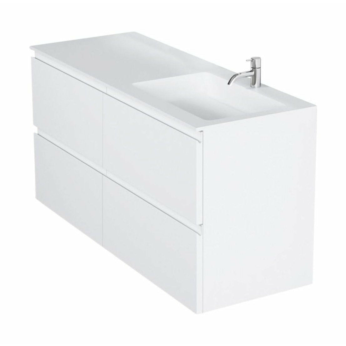 [product_category]-Copenhagen Bath Romsø Right Wash Basin, L120 Cm-Copenhagen Bath-5700300400627-30040062-COP-1