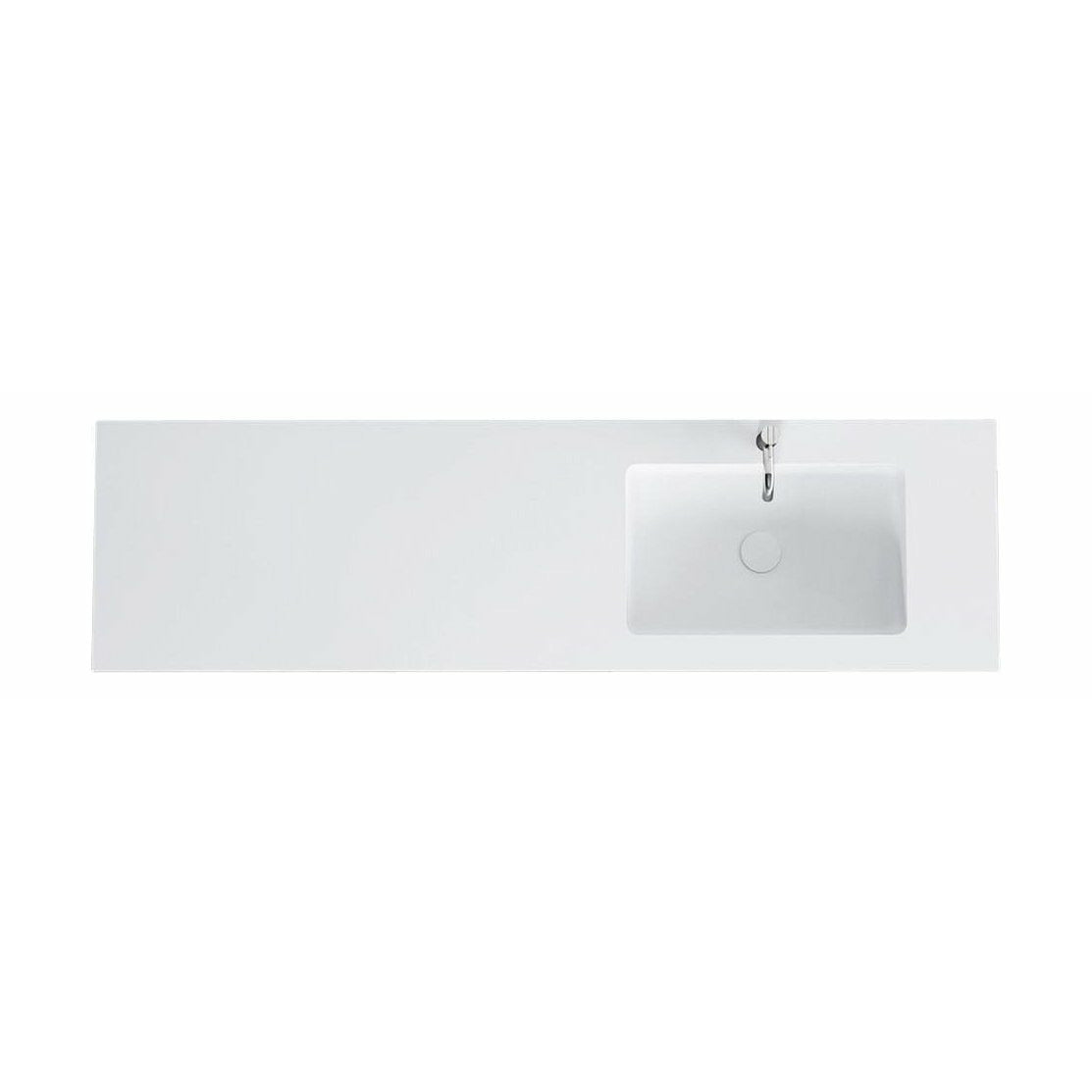 [product_category]-Copenhagen Bath Romsø Right Wash Basin, L160 Cm-Copenhagen Bath-5700300400634-30040063-COP-1