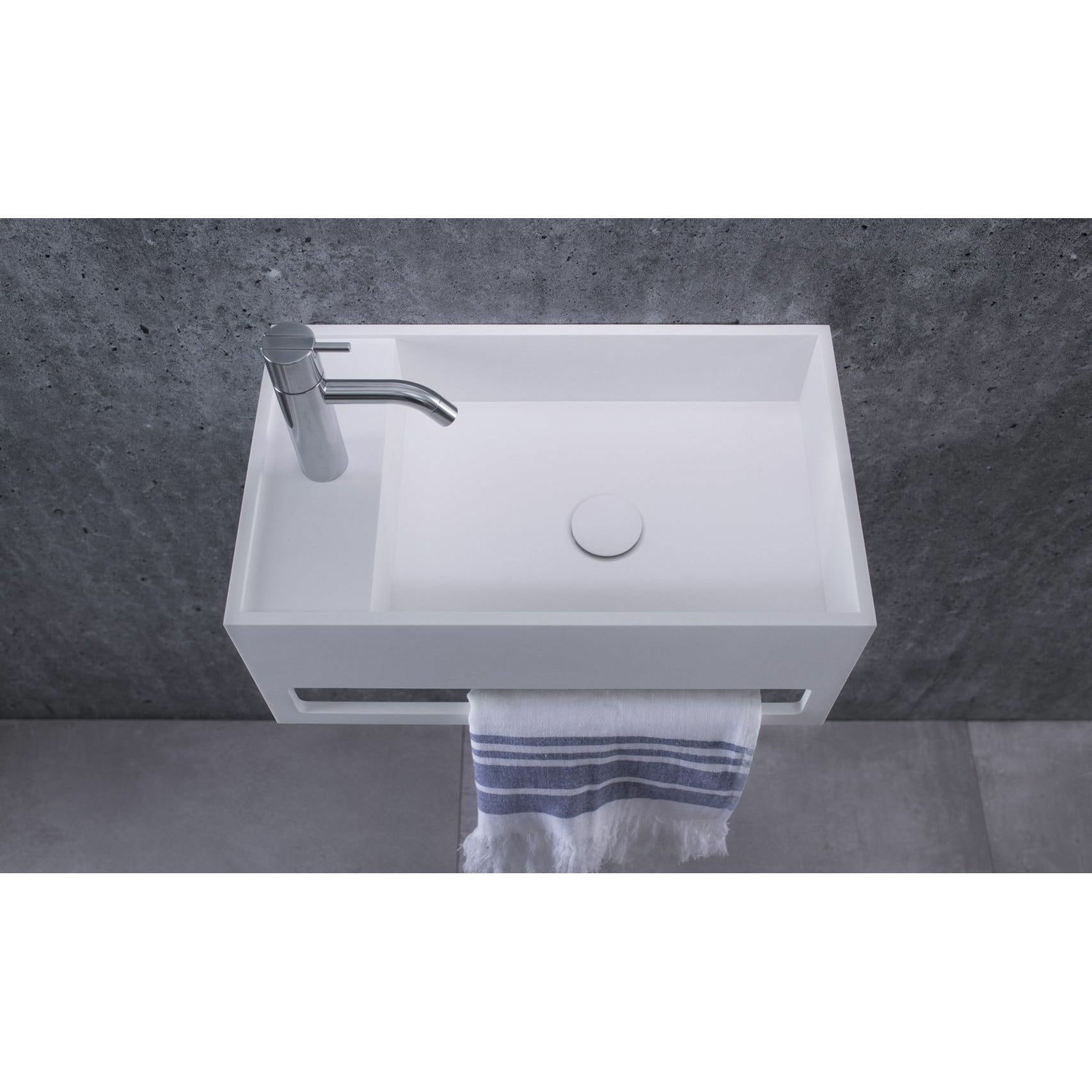 [product_category]-Copenhagen Bath Sandfjord Right Wash Basin, L50 Cm-Copenhagen Bath-5700400100557-40010055-COP-7