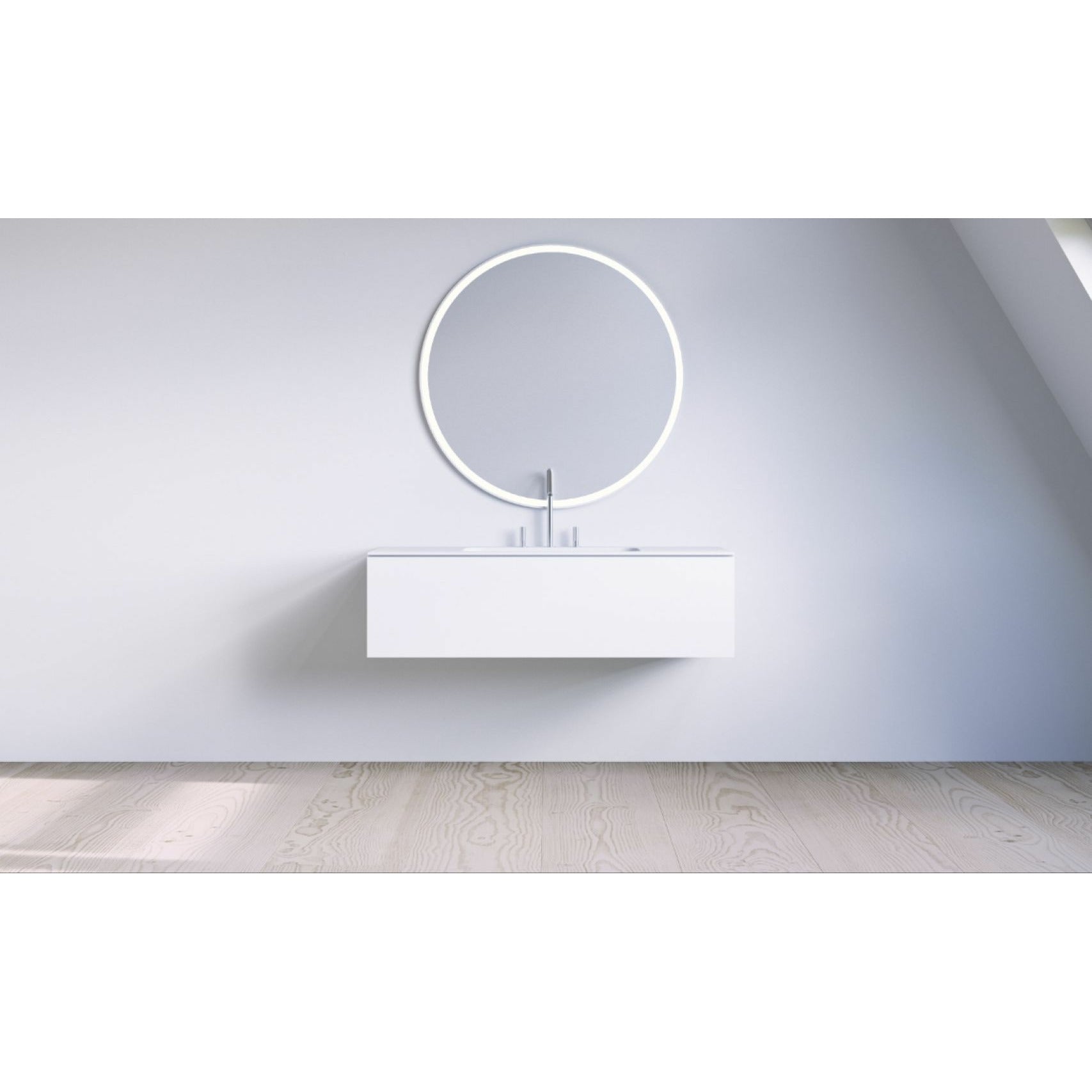 [product_category]-Copenhagen Bath Sq2 Cabinet With Center Wash, L100 Cm-Copenhagen Bath-5700300102347-30010234-COP-2