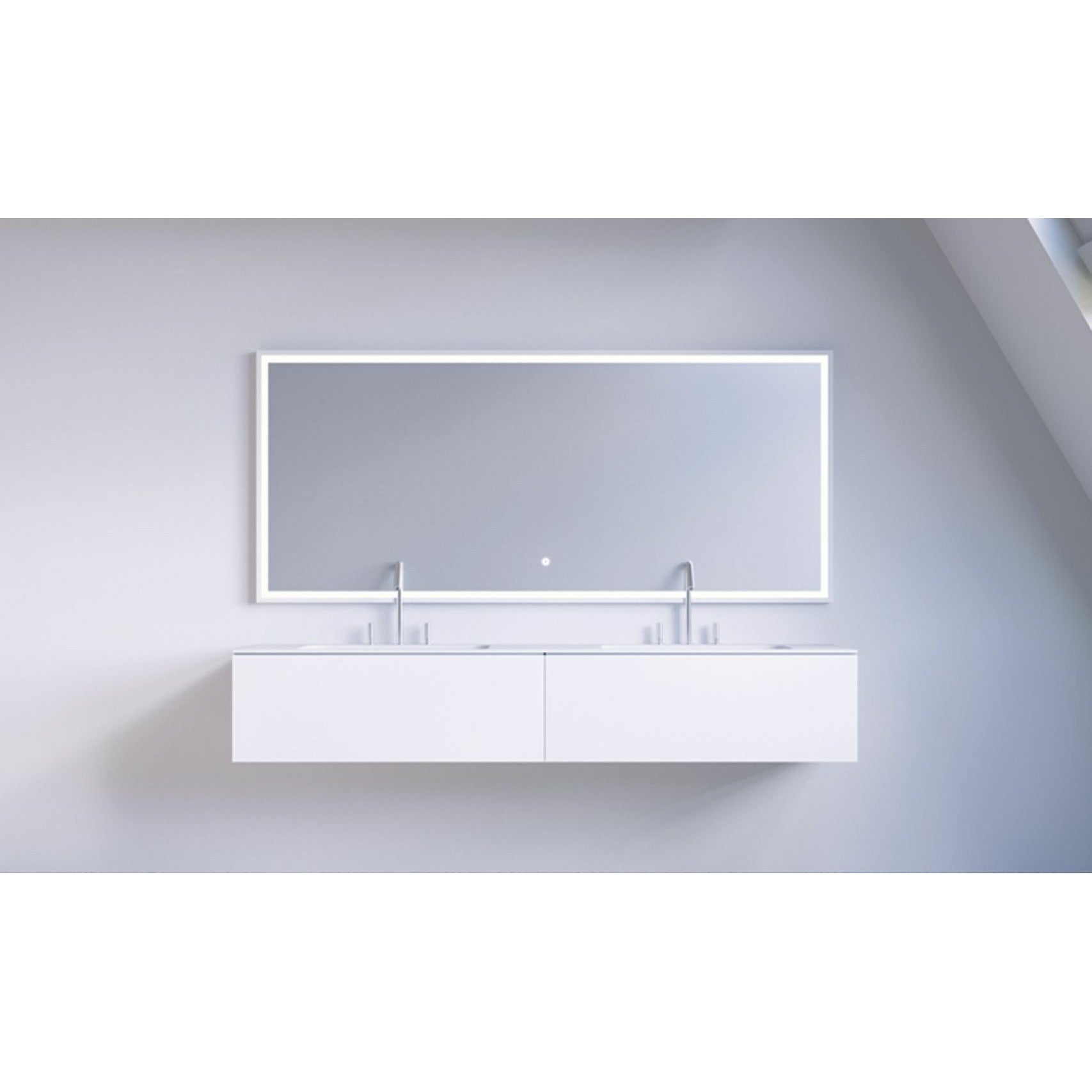 [product_category]-Copenhagen Bath Sq2 Cabinet With Double Washing, L160 Cm-Copenhagen Bath-5700300101258-30010125-COP-2
