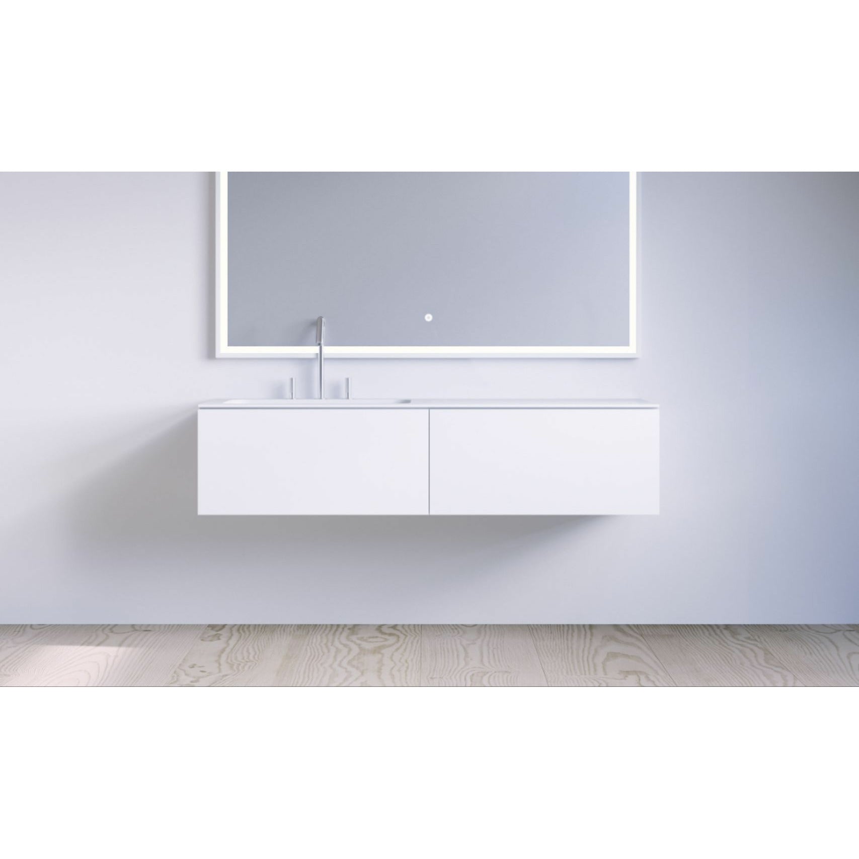 [product_category]-Copenhagen Bath Sq2 Cabinet With Left Sink, L120 Cm-Copenhagen Bath-5700300102378-30010237-COP-2