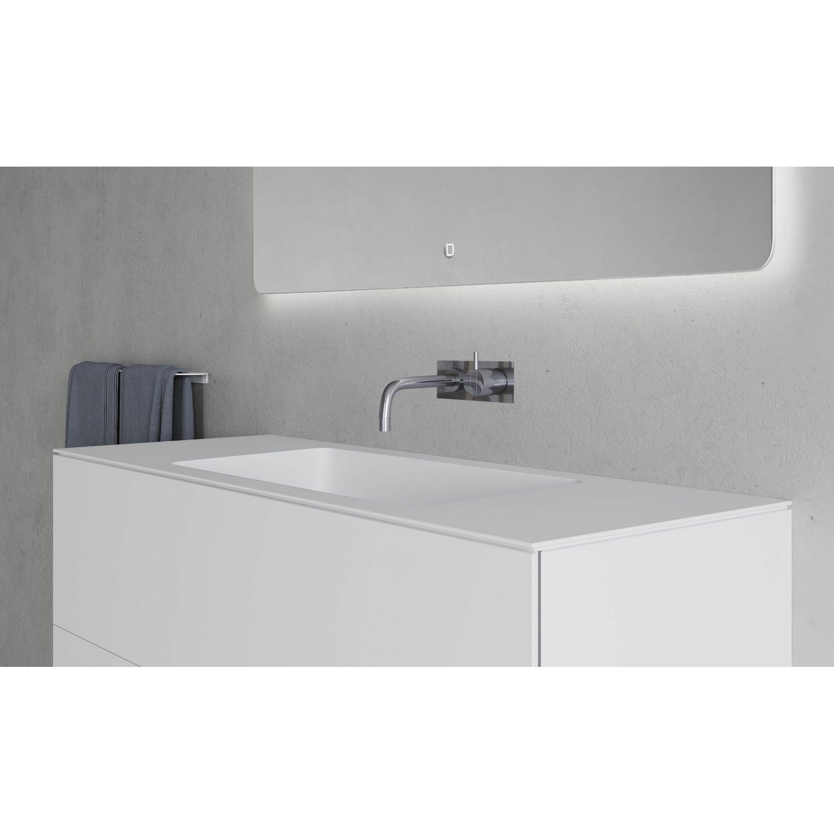 [product_category]-Copenhagen Bath Sq2 Double Cabinet With Center Wash, L100 Cm-Copenhagen Bath-5700300102354-30010235-COP-2