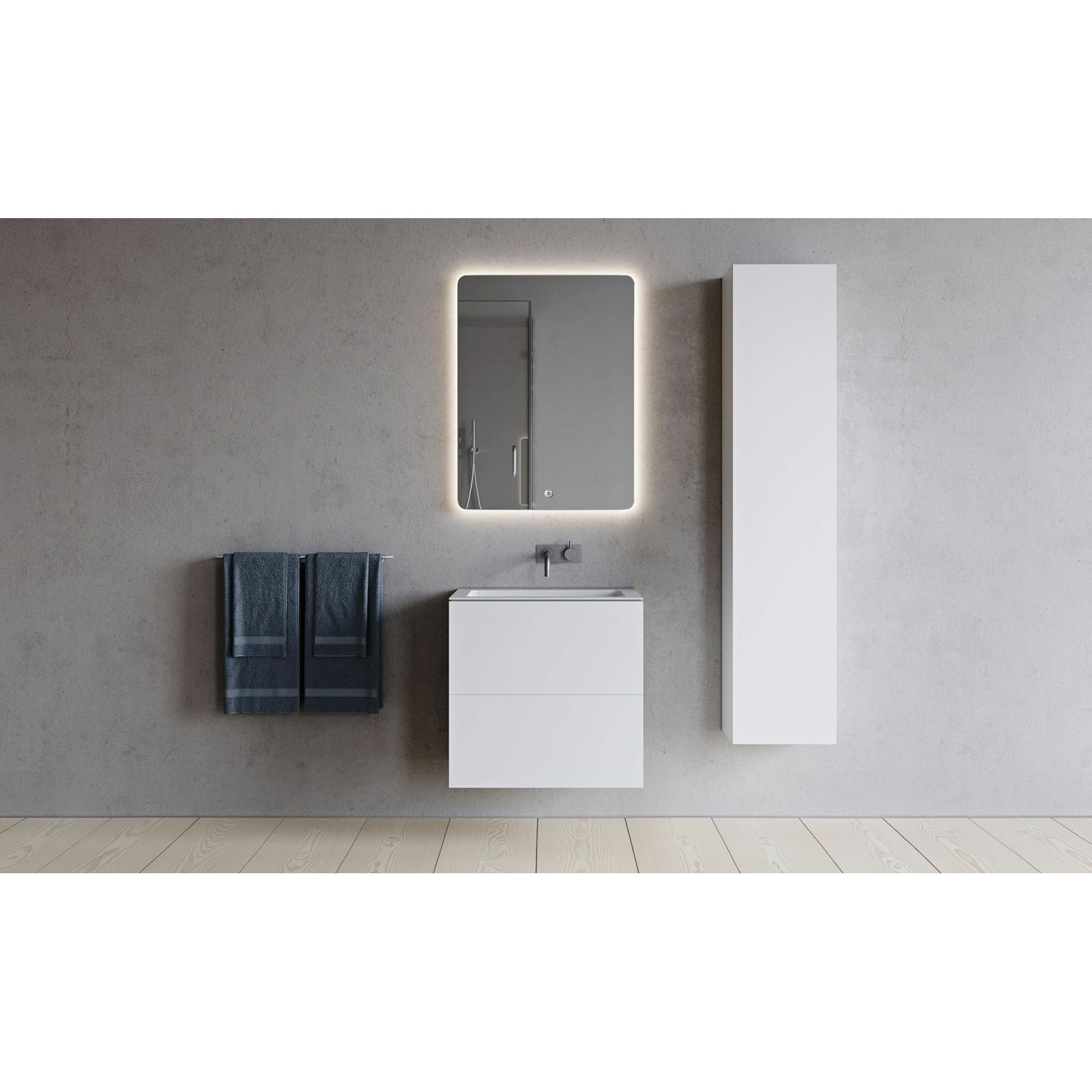 [product_category]-Copenhagen Bath Sq2 Double Cabinet With Center Washing, L60 Cm-Copenhagen Bath-5700300102316-30010231-COP-2