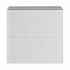 Copenhagen Bath SQ2 dubbele kast met aanrecht, L60 cm