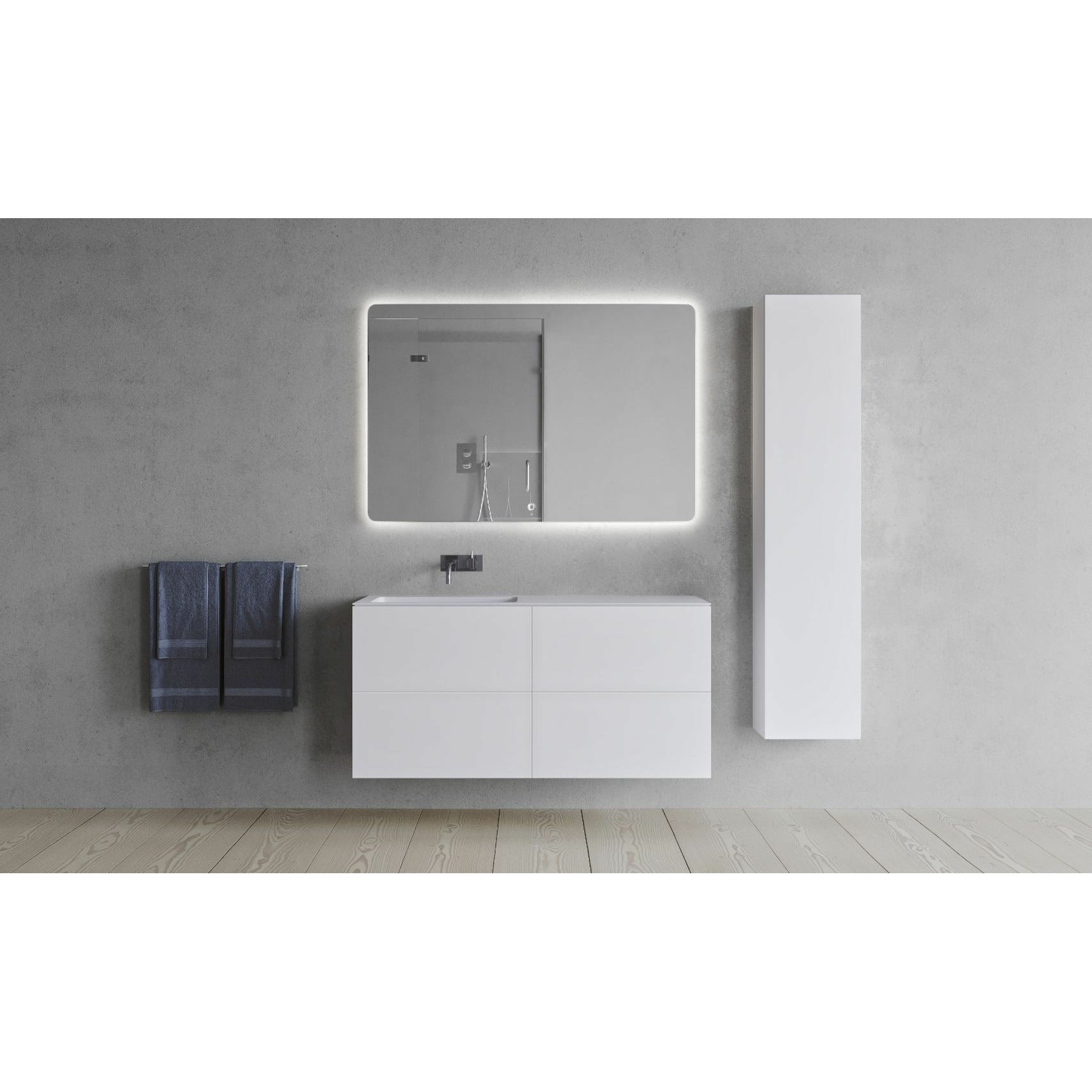 [product_category]-Copenhagen Bath Sq2 Double Cabinet With Left Washing, L120 Cm-Copenhagen Bath-5700300101630-30010163-COP-2