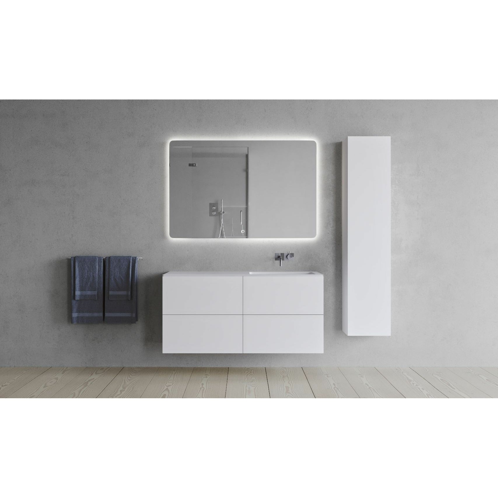 [product_category]-Copenhagen Bath Sq2 Double Cabinet With Right Washing, L120 Cm-Copenhagen Bath-5700300101647-30010164-COP-2