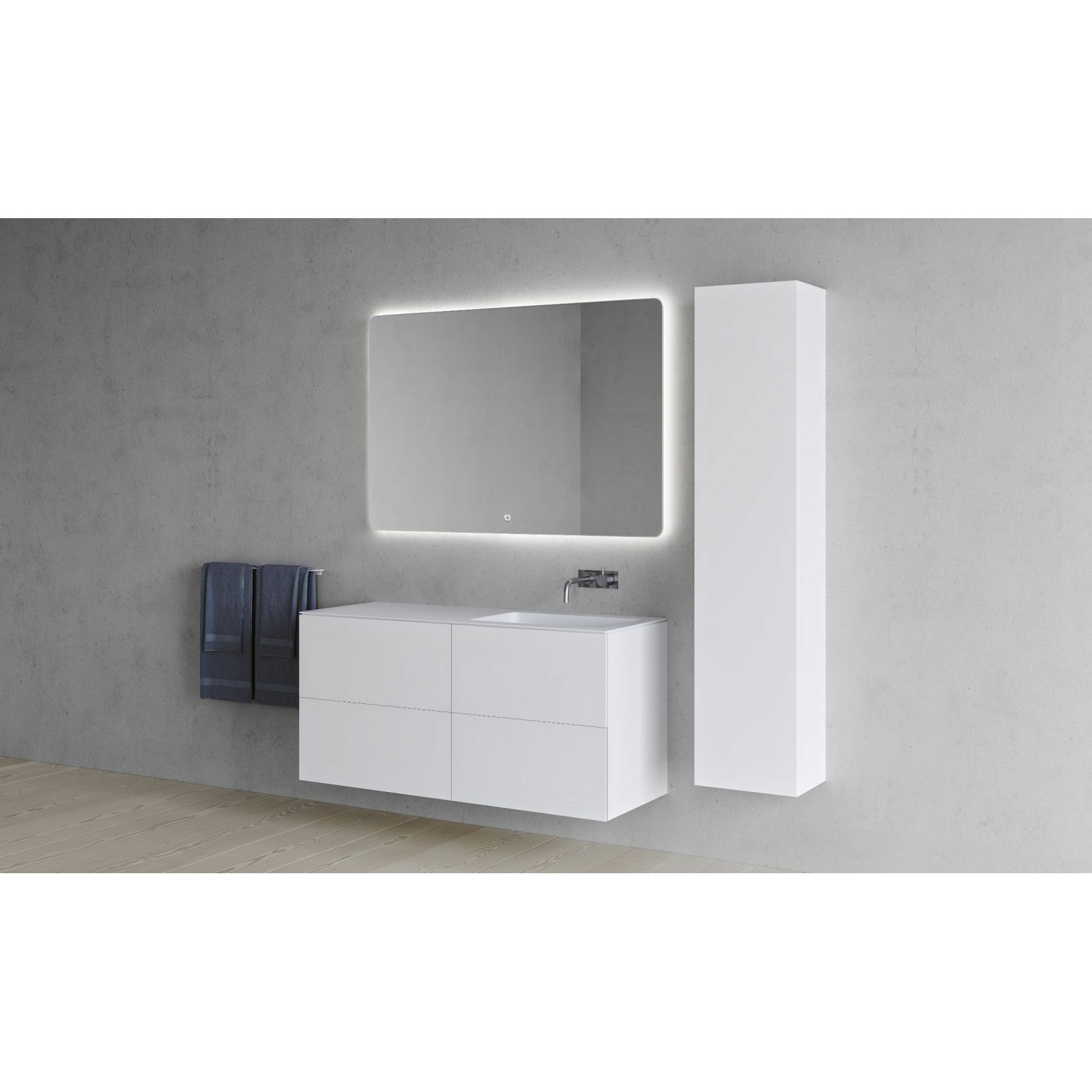 [product_category]-Copenhagen Bath Sq2 Double Cabinet With Right Washing, L120 Cm-Copenhagen Bath-5700300101647-30010164-COP-3