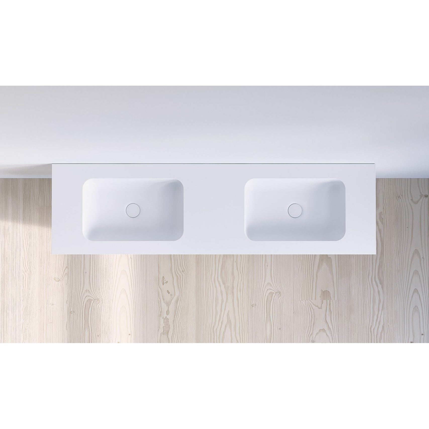 [product_category]-Copenhagen Bath Sq2 Double Wash Basin, L160 Cm-Copenhagen Bath-5700300400948-30040094-COP-2