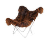  Island Mariposa Butterfly Chair Brown/Chrome