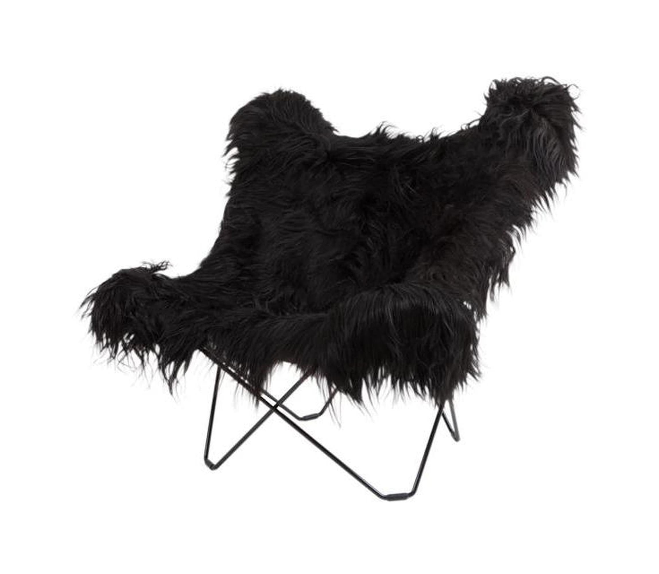[product_category]-Cuero Iceland Mariposa Butterfly Chair, Wild Black/Black-Cuero-7340172611264-1126-CUE-1