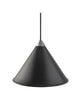  Namibia Pendant ø 25 Cm Black/Chrome With Black Cable