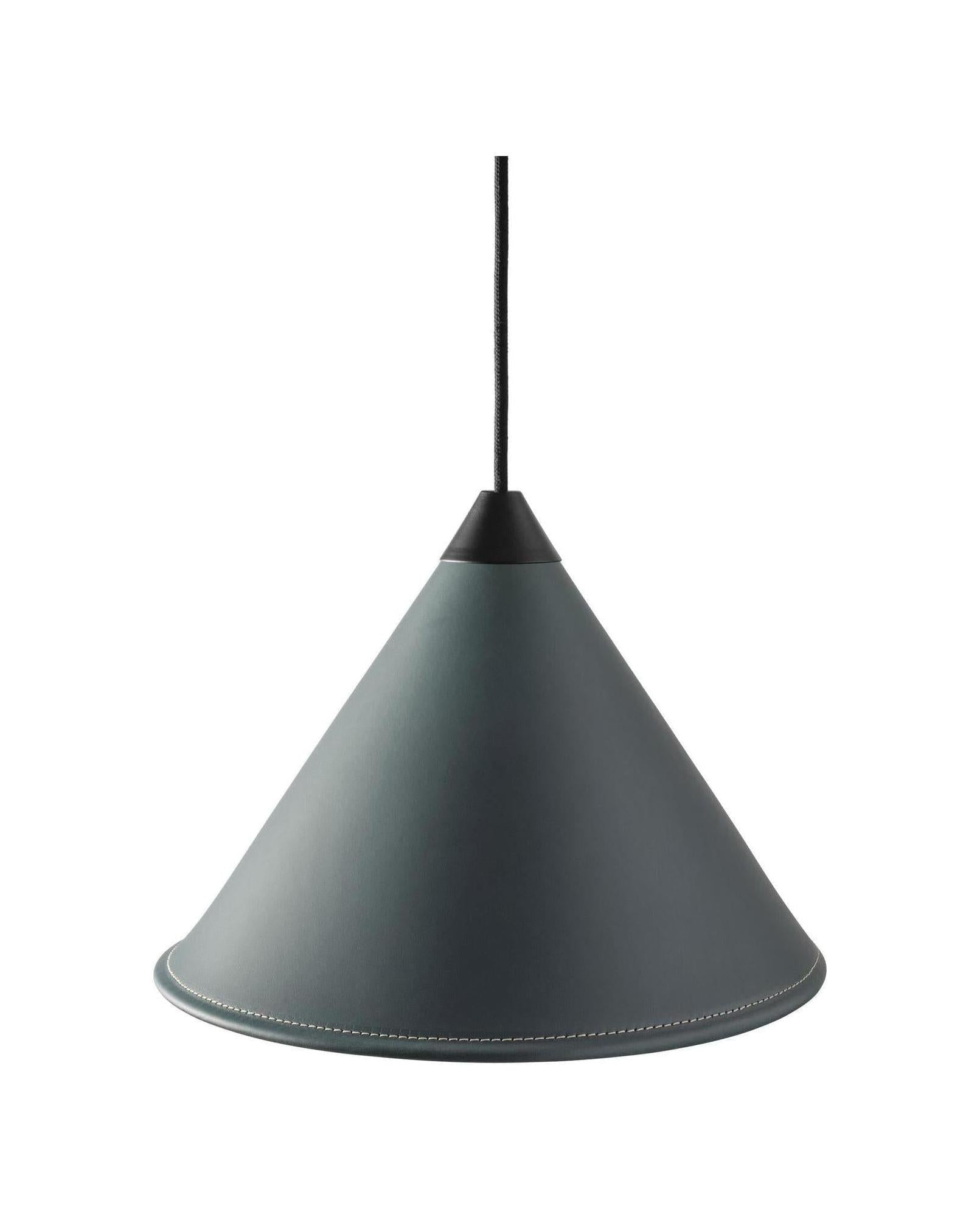 [product_category]-Cuero Namibia Pendant ø 25 Cm, Ocean Blue/Black With Black Cable-Cuero-7340172635291-1500829-CUE-1