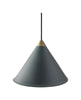  Namibia Pendant ø 25 Cm Ocean Blue/Brass With Black Cable