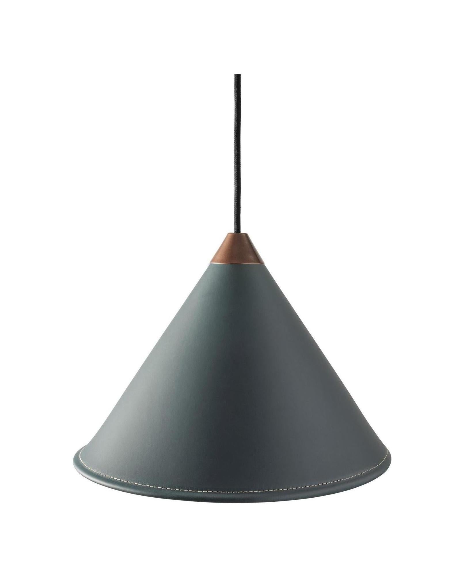 [product_category]-Cuero Namibia Pendant ø 25 Cm, Ocean Blue/Copper With Black Cable-Cuero-7340172636892-1500833-CUE-1