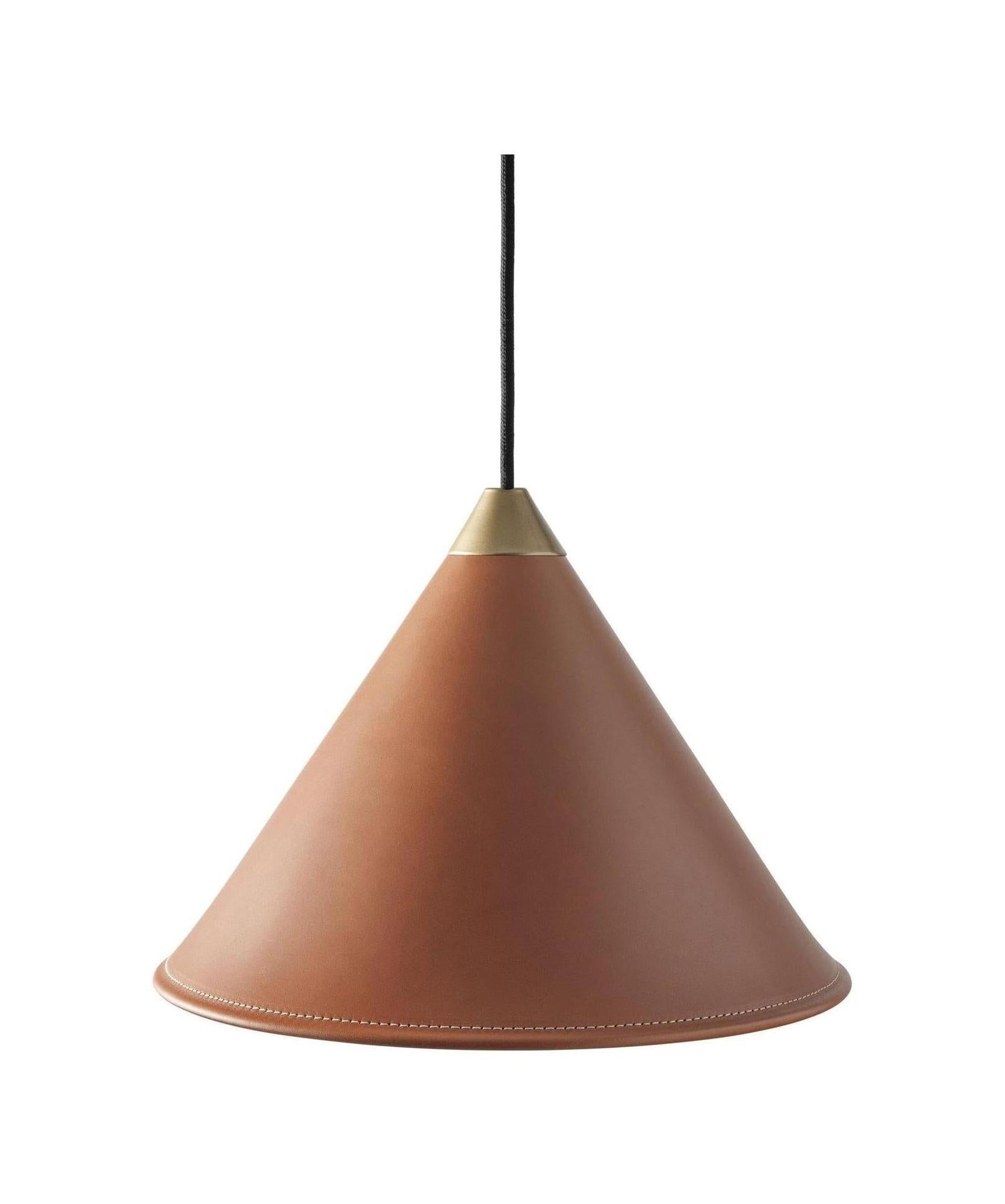 [product_category]-Cuero Namibia Pendant ø 25 Cm, Polo/Brass With Black Cable-Cuero-7340172636052-1500331-CUE-1