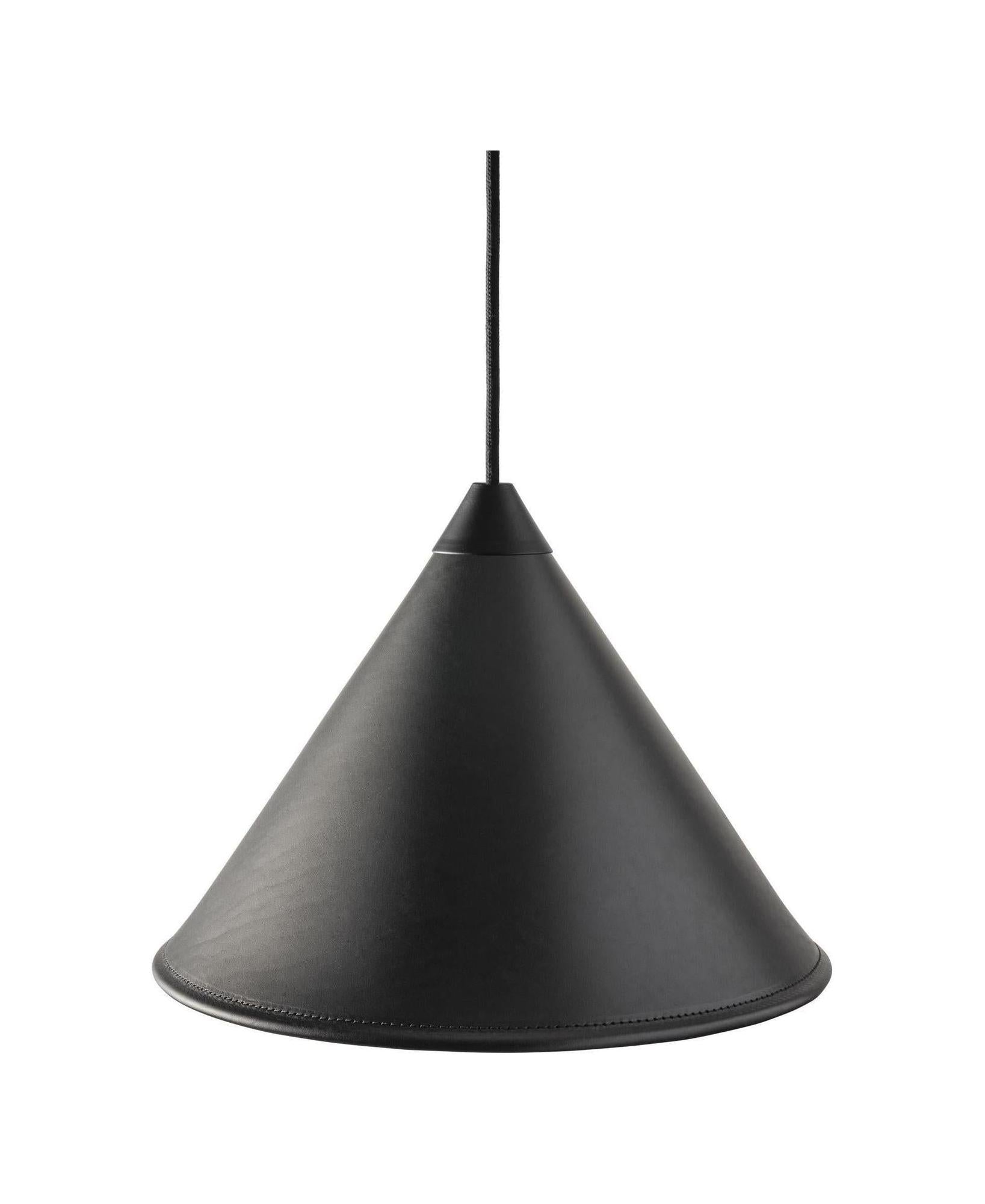 [product_category]-Cuero Namibia Pendant ø 35 Cm, Black/Black With Black Cable-Cuero-7340172635024-1510129-CUE-1