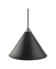  Namibia Pendant ø 35 Cm Black/Chrome With Black Cable