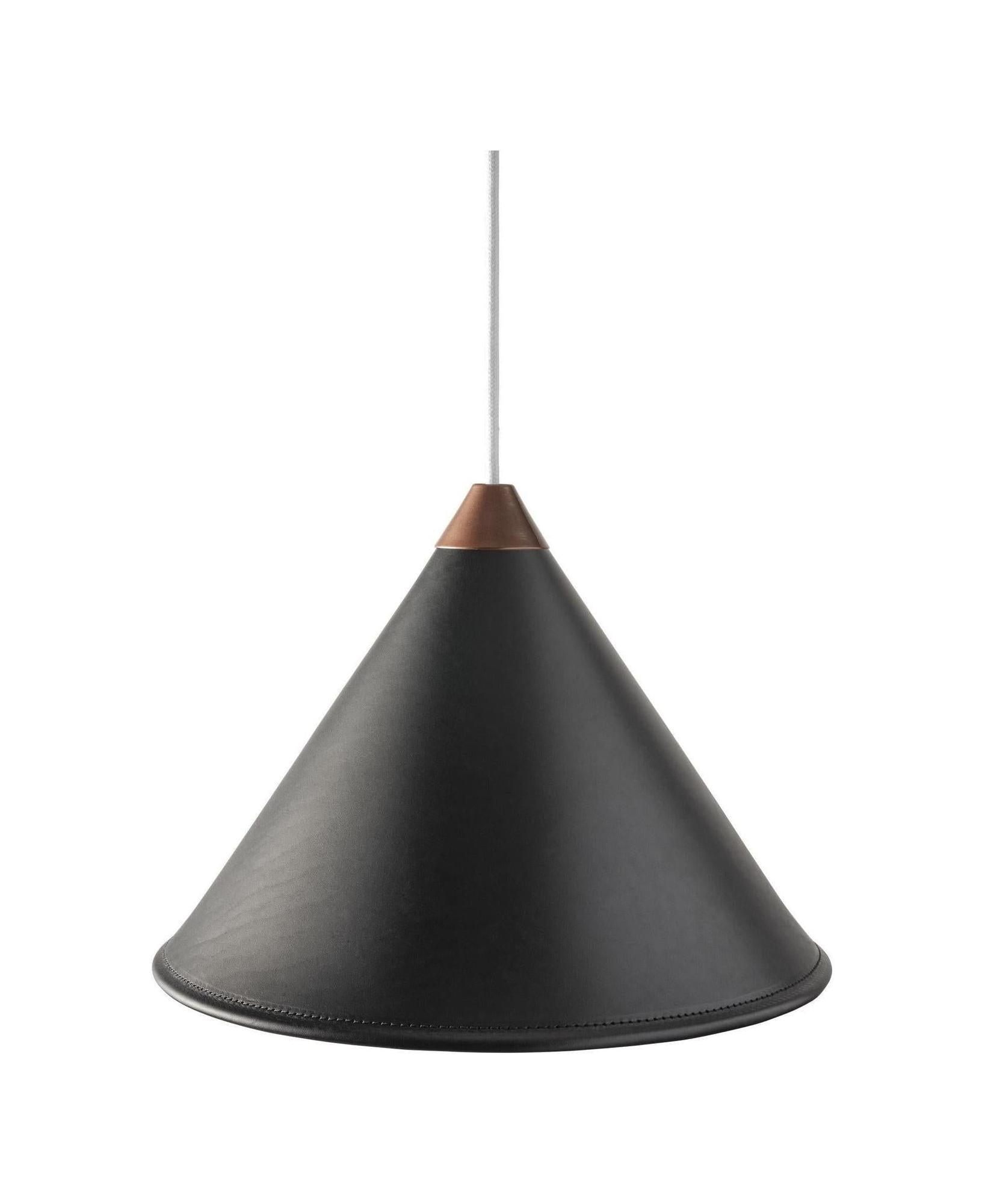 [product_category]-Cuero Namibia Pendant ø 35 Cm, Black/Copper With White Cable-Cuero-7340172636304-1510132-CUE-1