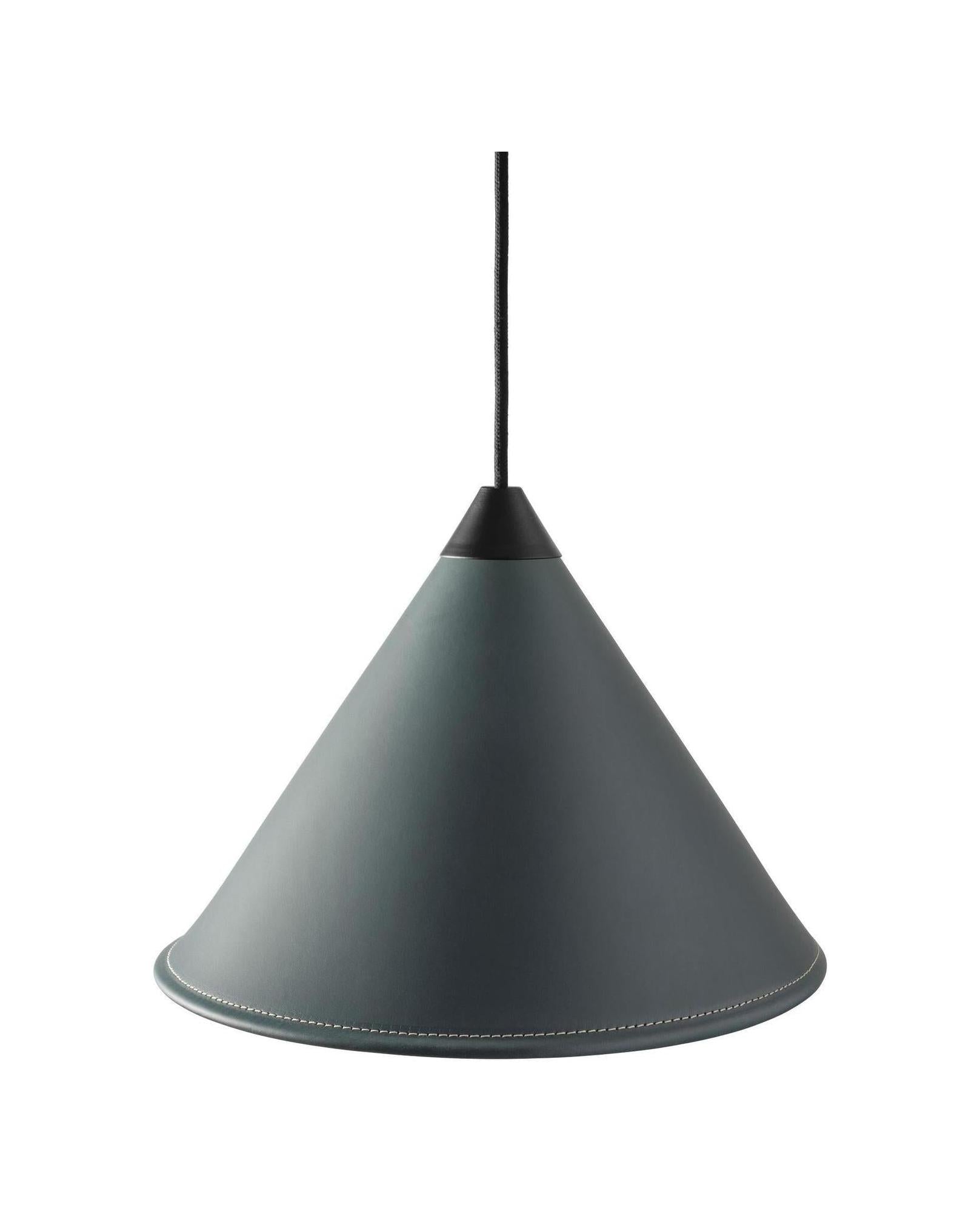 [product_category]-Cuero Namibia Pendant ø 35 Cm, Ocean Blue/Black With Black Cable-Cuero-7340172635307-1510829-CUE-1