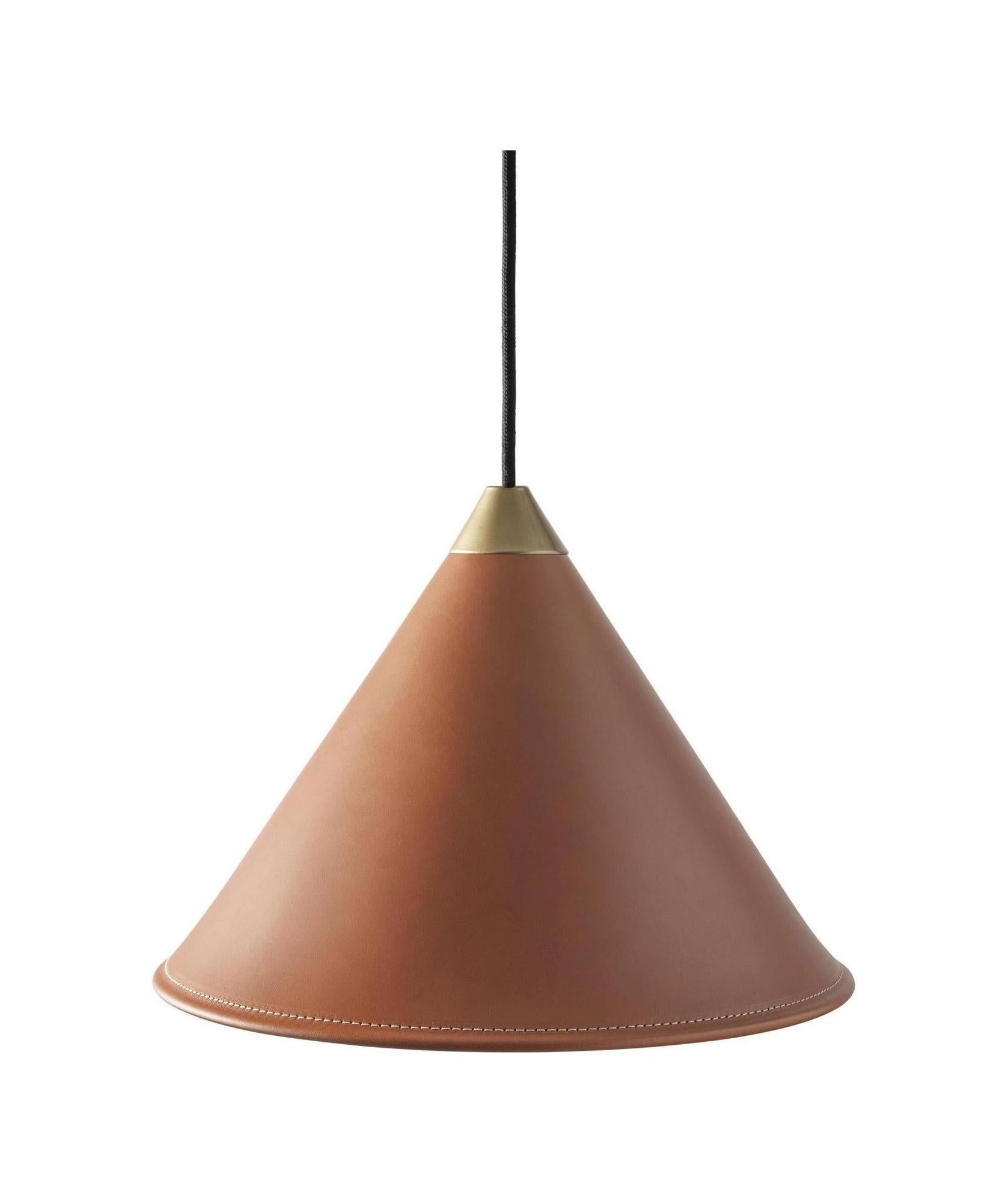 [product_category]-Cuero Namibia Pendant ø 35 Cm, Polo/Brass With Black Cable-Cuero-7340172636069-1510331-CUE-1