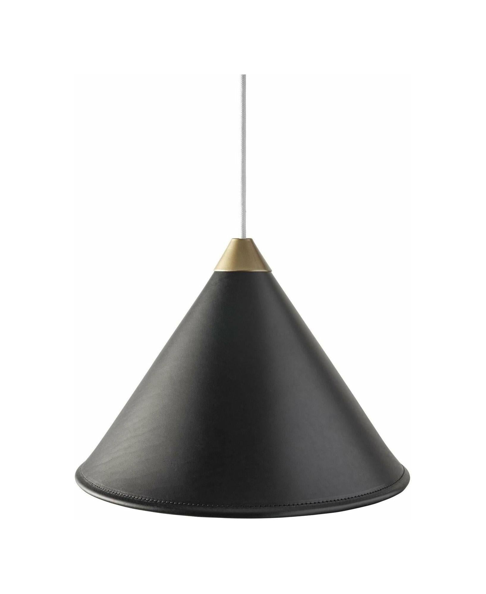 [product_category]-Cuero Namibia Pendant ø 45 Cm, Black/Brass With White Cable-Cuero-7340172635673-1520130-CUE-1