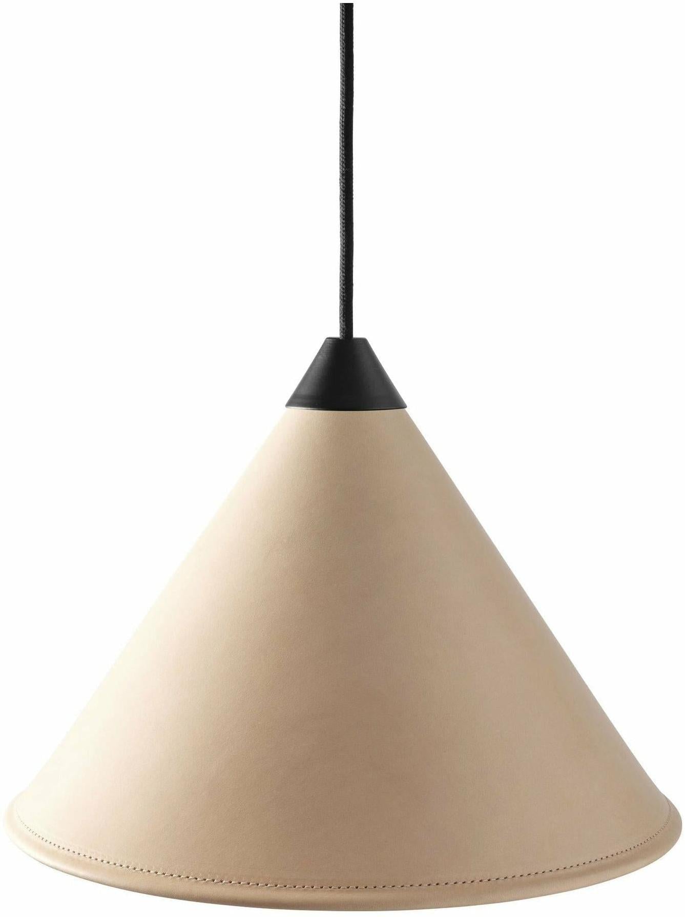 [product_category]-Cuero Namibia Pendant ø 45 Cm, Crude Nature/Black With Black Cable-Cuero-7340172635192-1520529-CUE-1