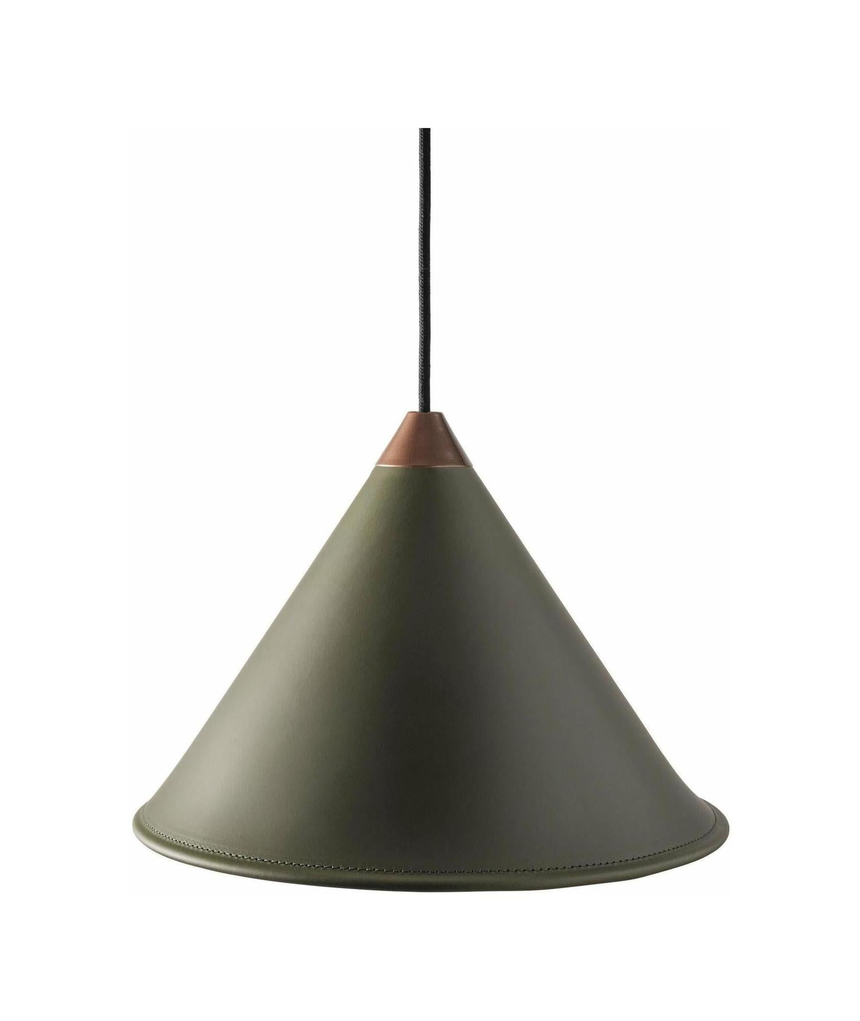 [product_category]-Cuero Namibia Pendant ø 45 Cm, Grass Green/Copper With Black Cable-Cuero-7340172636878-1520733-CUE-1