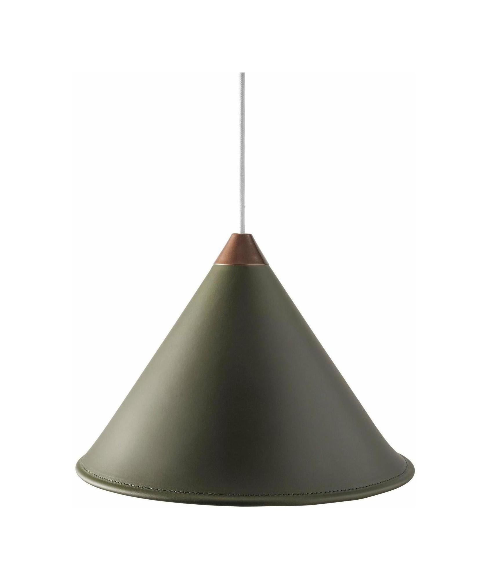 [product_category]-Cuero Namibia Pendant ø 45 Cm, Grass Green/Copper With White Cable-Cuero-7340172636557-1520732-CUE-1
