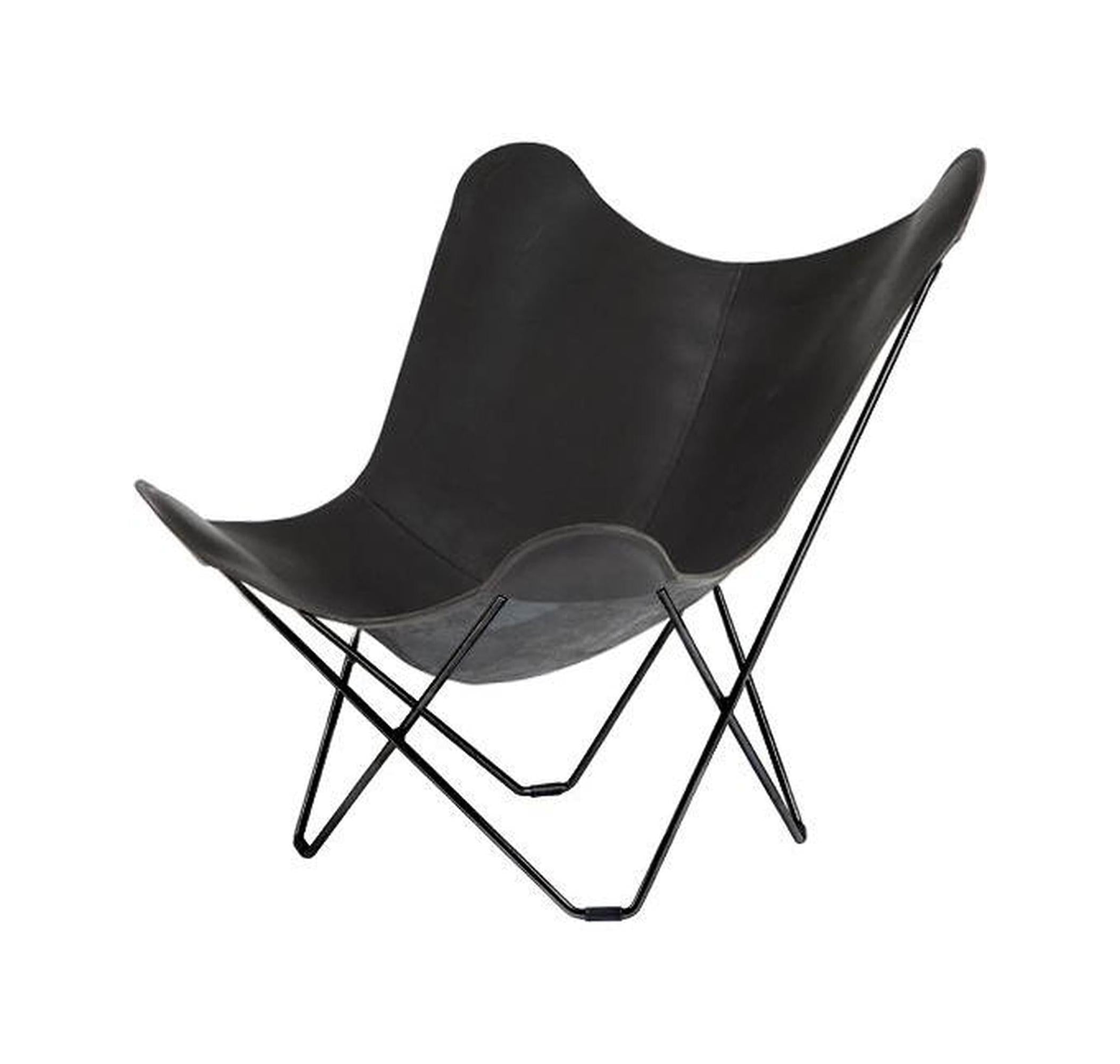 [product_category]-Cuero Pampa Mariposa Butterfly Chair, Black/Black-Cuero-7340172610014-1001-CUE-1