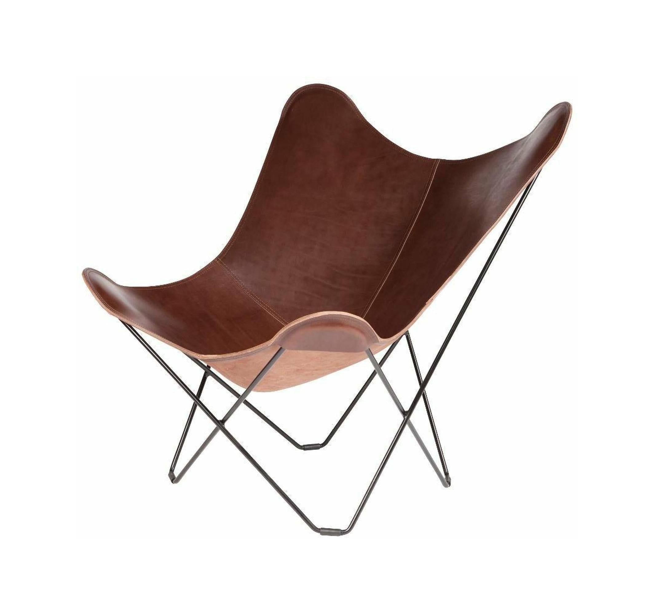 [product_category]-Cuero Pampa Mariposa Butterfly Chair, Chocolate/Black-Cuero-7340172610168-1016-CUE-1