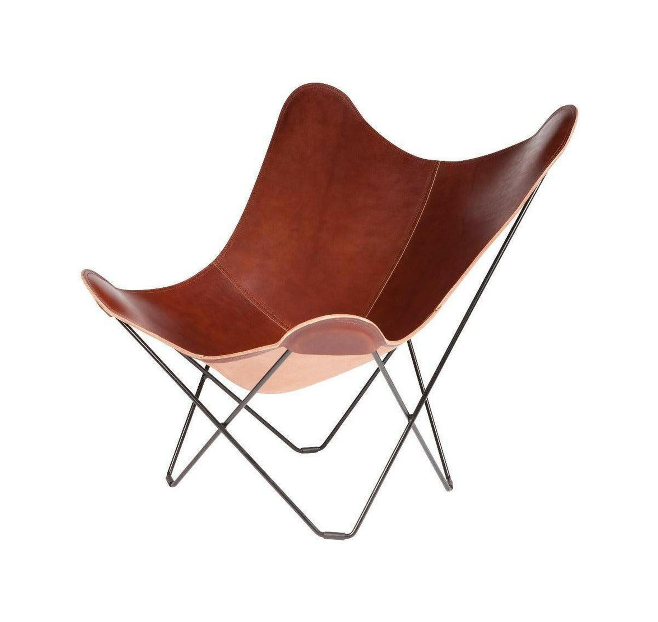 [product_category]-Cuero Pampa Mariposa Butterfly Chair, Oak/Black-Cuero-7340172610267-1026-CUE-1