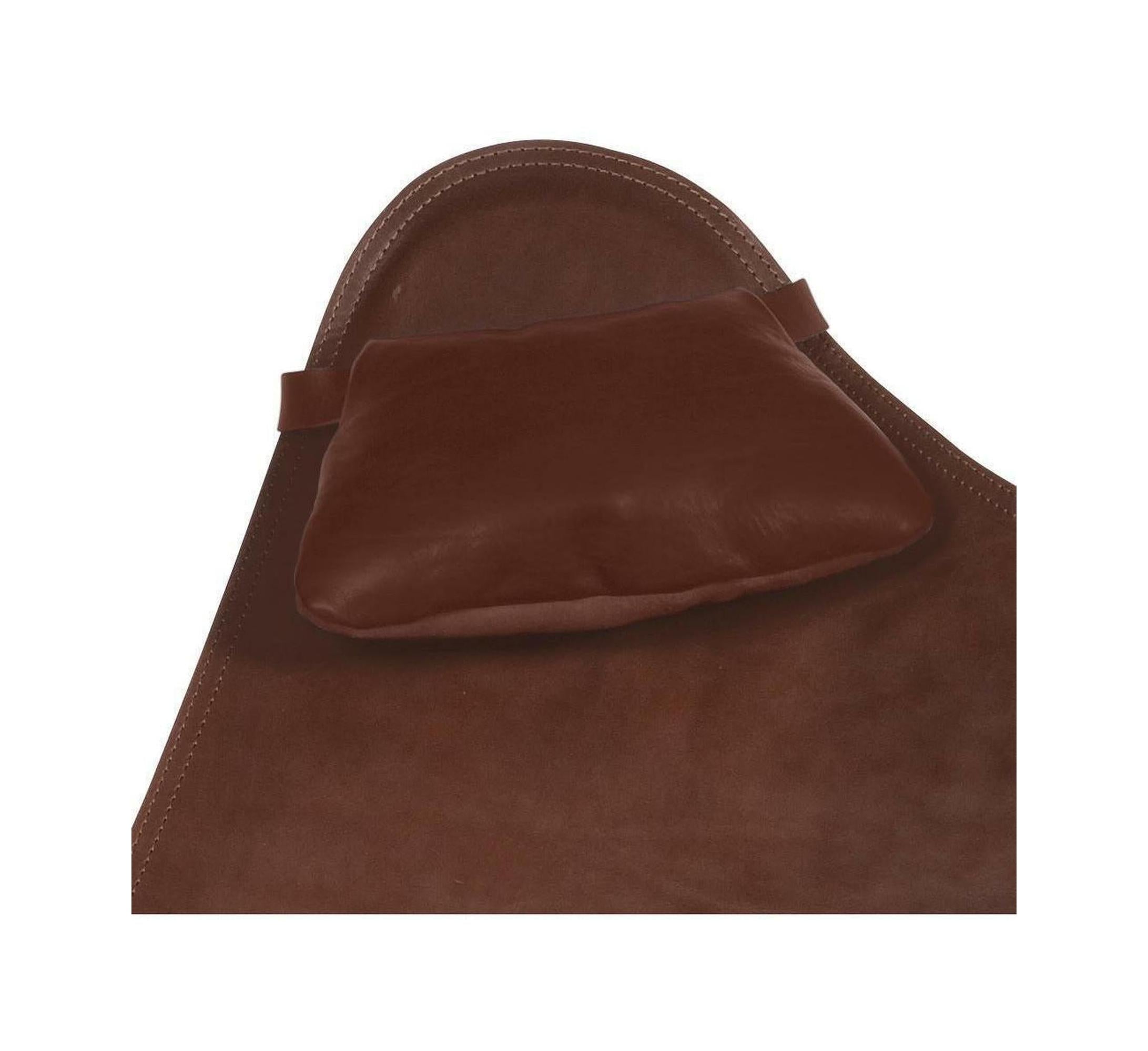 [product_category]-Cuero Pampa Soft Leather Cushion, Chocolate-Cuero-7340172617044-x6067-CUE-1