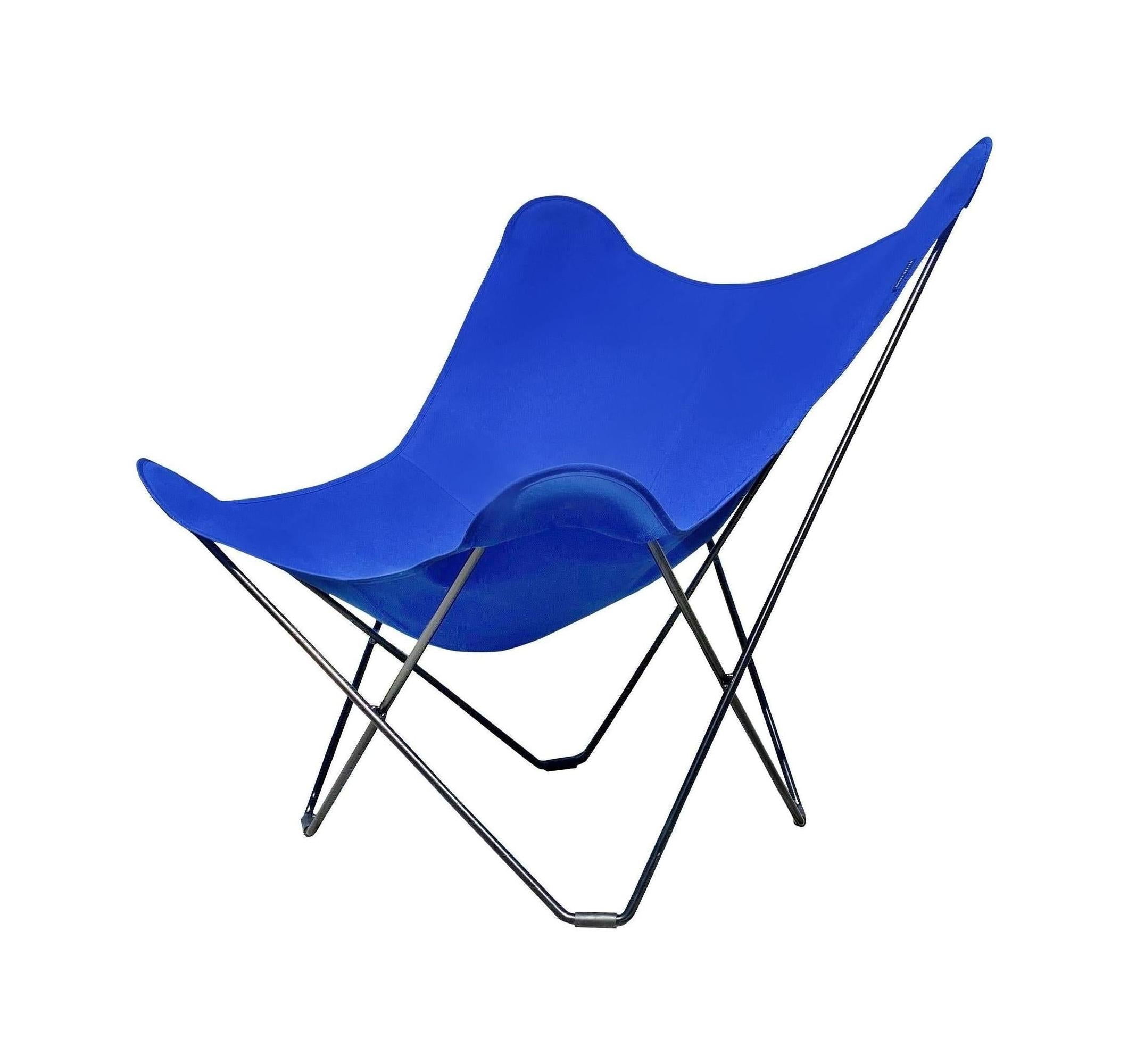 [product_category]-Cuero Sunshine Mariposa Butterfly Chair, Atlantic Blue/Black Outdoor Frame-Cuero-7340172619192-32231271792727-1