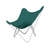 Cuero Sunshine Mariposa Butterfly Chair, lesní zelená/černá galvanizovaná