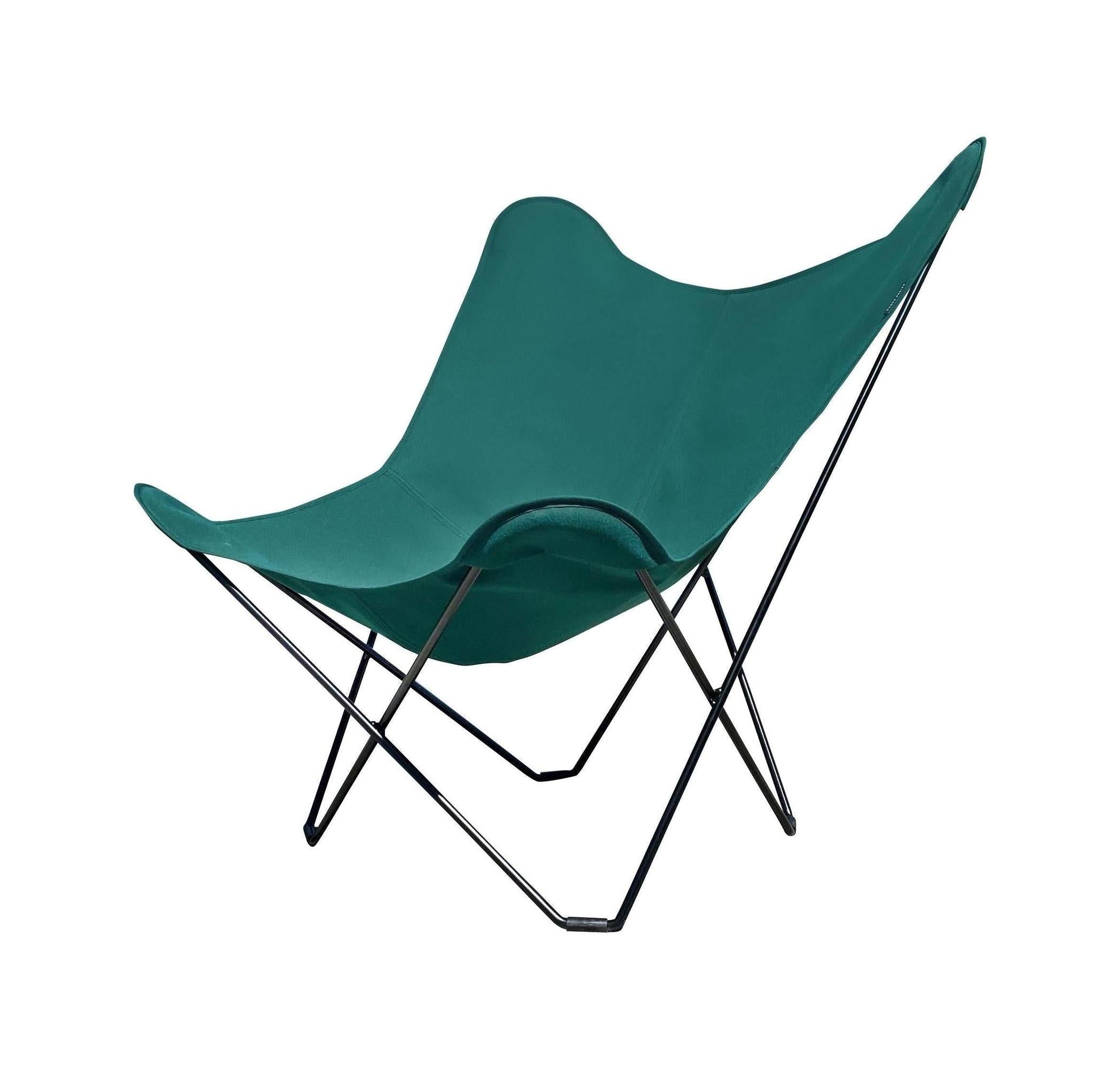 [product_category]-Cuero Sunshine Mariposa Butterfly Chair, Forest Green/Black Outdoor Frame-Cuero-7340172619147-32231278772311-1
