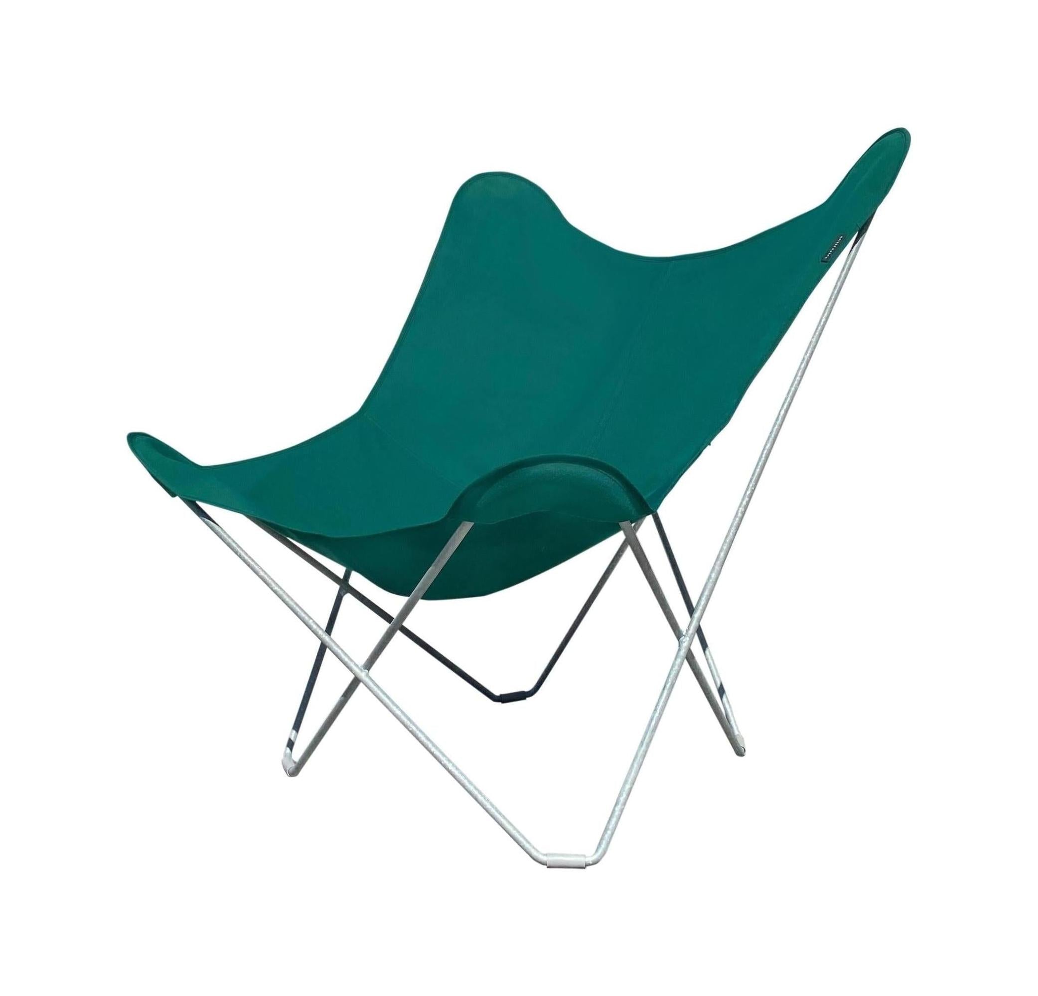 [product_category]-Cuero Sunshine Mariposa Butterfly Chair, Forest Green/Grey Outdoor Frame-Cuero-7340172619123-1076404-CUE-1