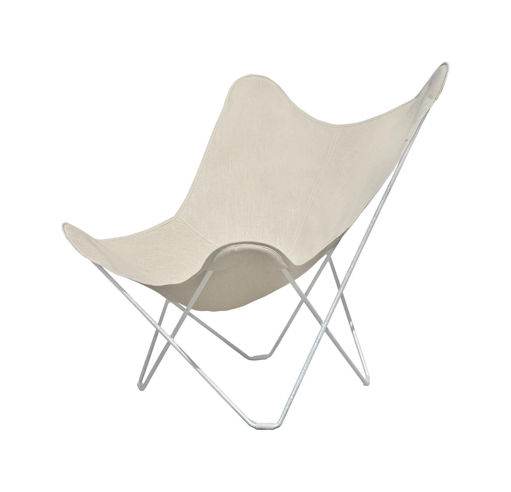 [product_category]-Cuero Sunshine Mariposa Butterfly Chair, Natural/Grey Outdoor Frame-Cuero-7340172619222-1076004-CUE-1