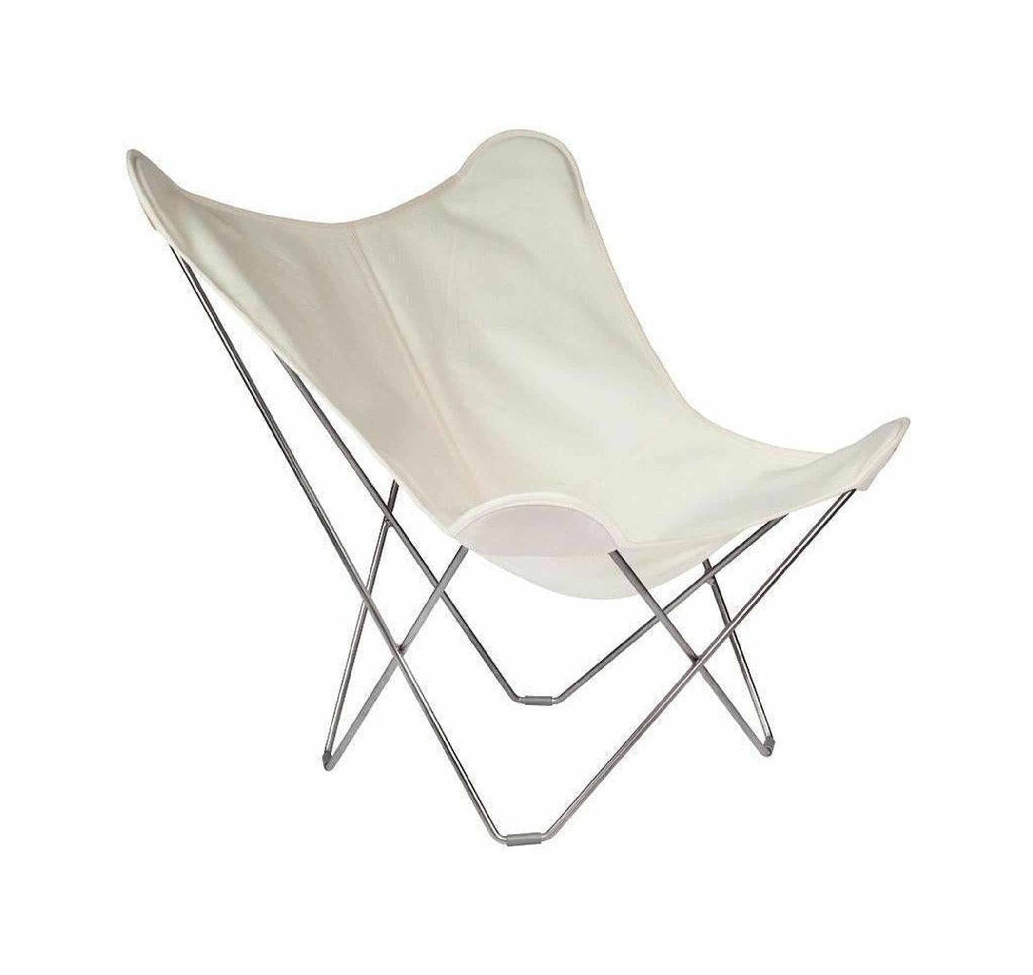 [product_category]-Cuero Sunshine Mariposa Butterfly Chair, Oyster/Grey Outdoor Frame-Cuero-7340172619024-1902-CUE-1