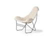Cuero Valhalla Iceland Chair, Shorn White/Black Frame