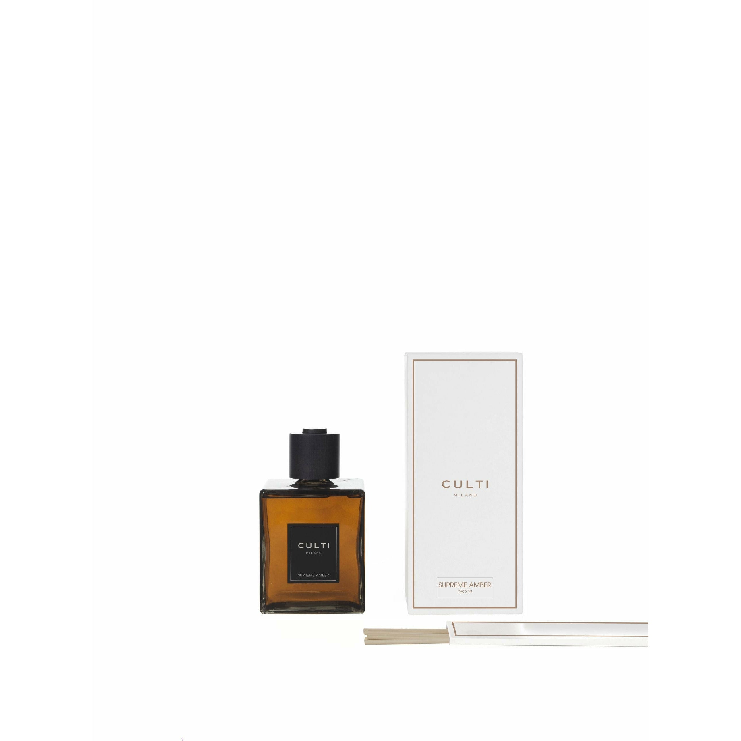 [product_category]-Culti Milano Decor Classic Fragrance Diffuser Supreme Amber, 1 L-Culti Milano-8050534796681-DaDec.Cb-Supreme-1000ML-CUL-3
