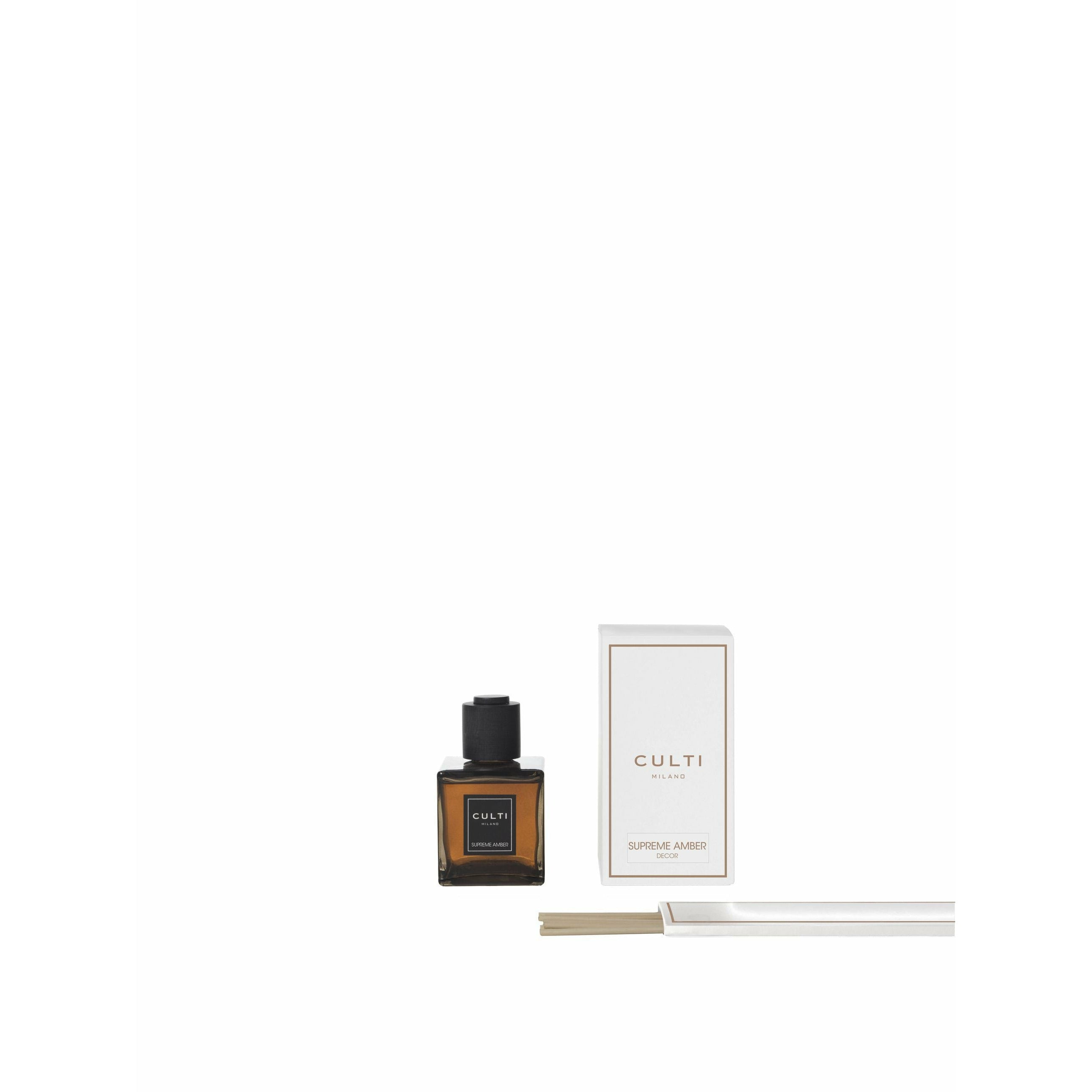 [product_category]-Culti Milano Decor Classic Fragrance Diffuser Supreme Amber, 250 Ml-Culti Milano-8050534796667-DaDec.Cb-Supreme-0250ML-CUL-3