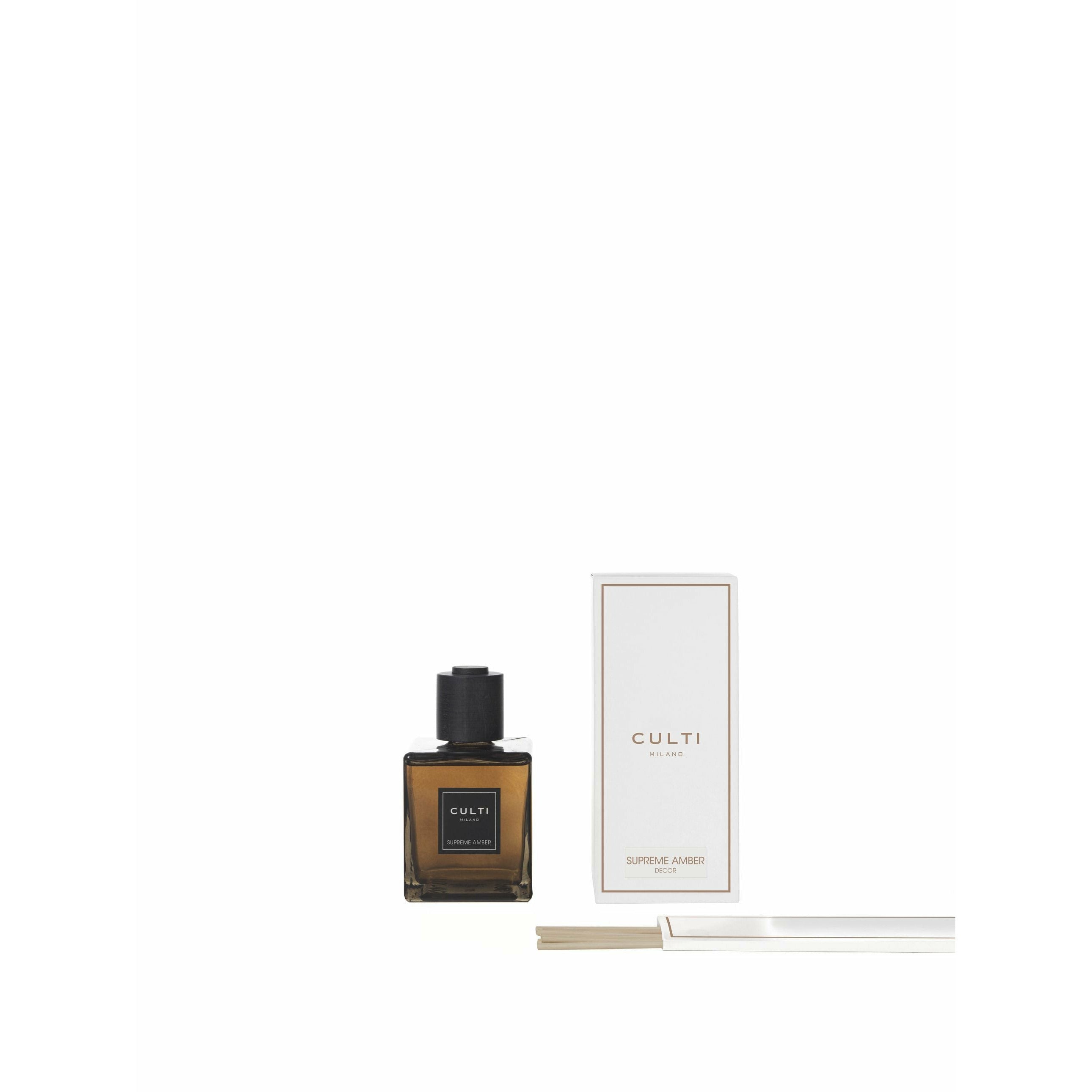 [product_category]-Culti Milano Decor Classic Fragrance Diffuser Supreme Amber, 500 Ml-Culti Milano-8050534796674-DaDec.Cb-Supreme-0500ML-CUL-3