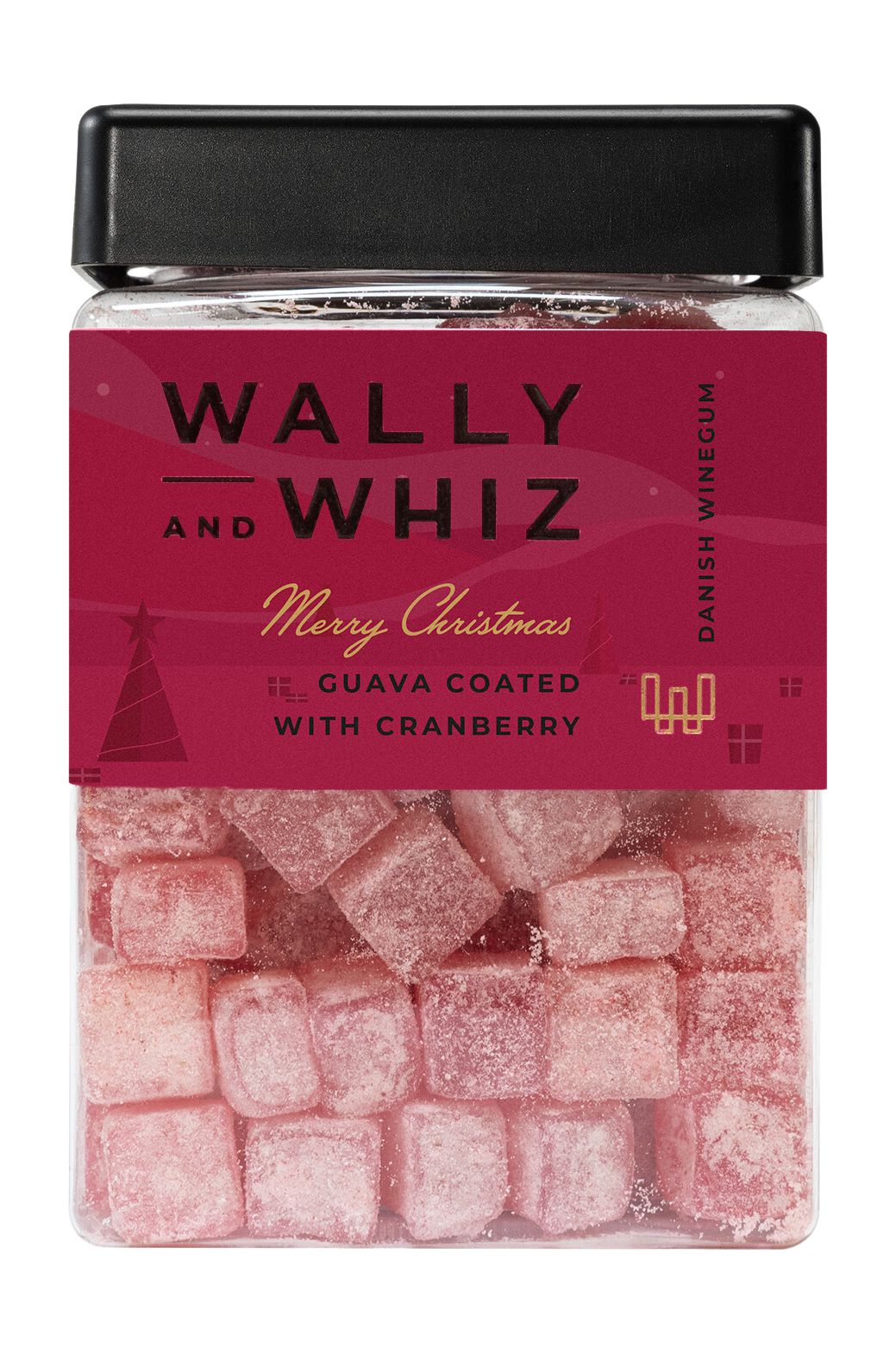 Wally And Whiz Regelmæssig terning, guava med tranebær 240 g