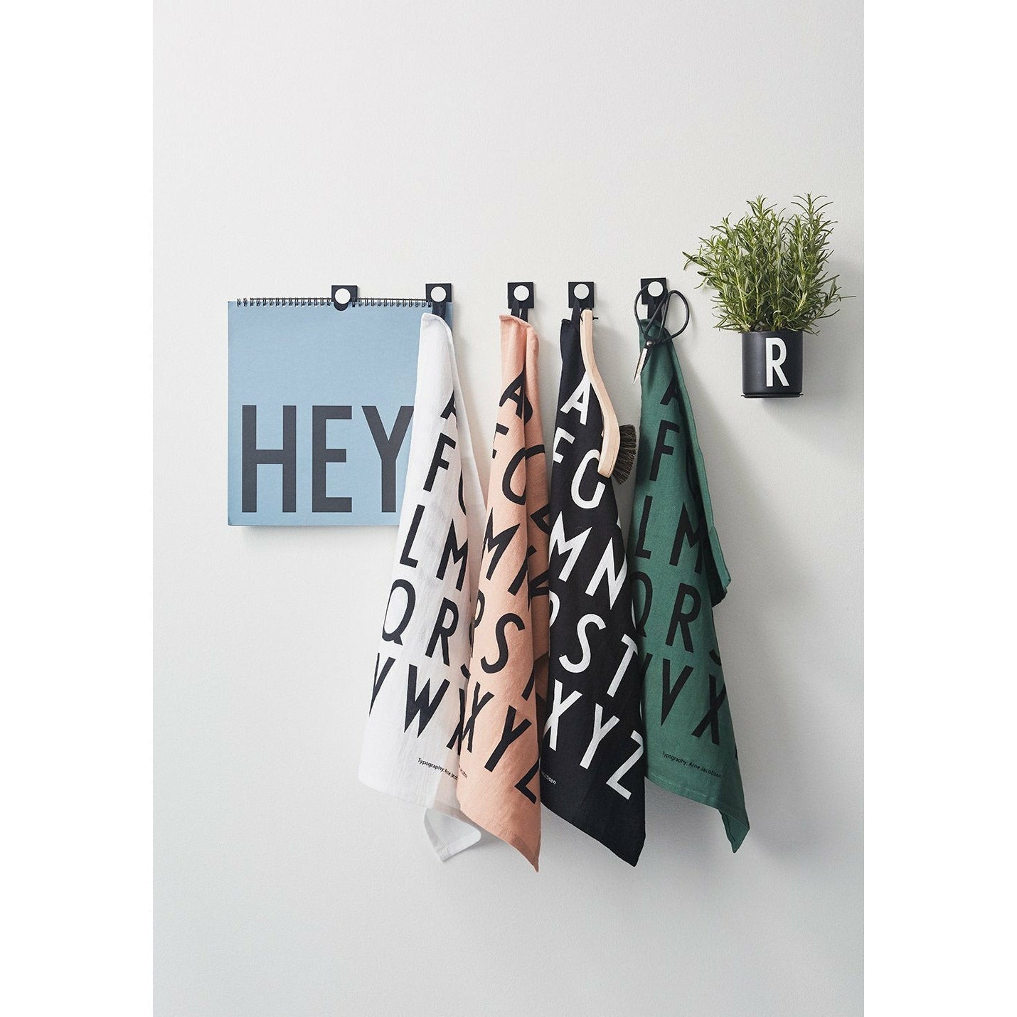[product_category]-Design Letters Aj Tea Towel, White, 2 P Cs.-Design Letters-5710498974374-10503000WHITE-DES-3