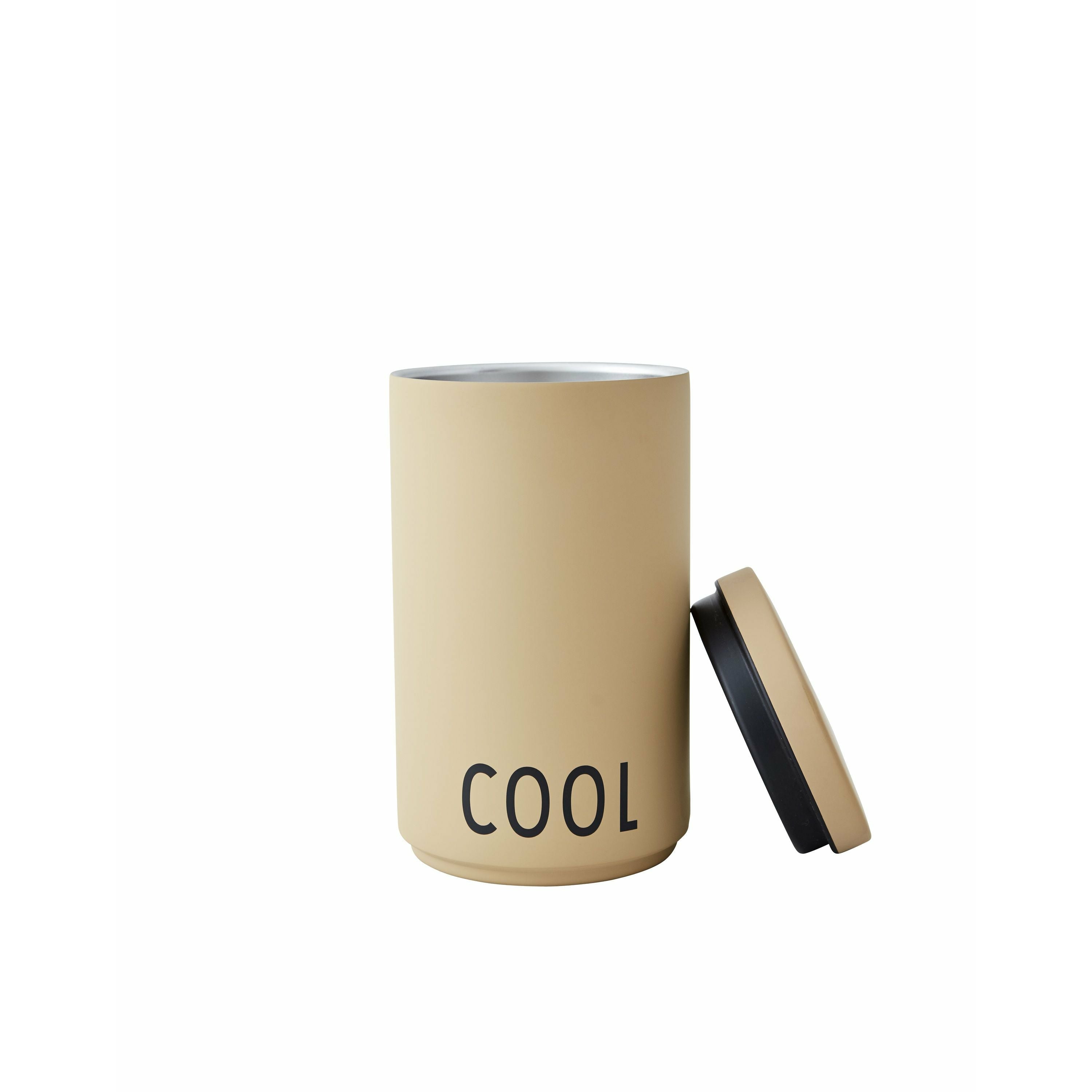 [product_category]-Design Letters Bottle Cooler And Ice Bucket, Beige-Design Letters-5710498186210-10204304BEIGECOOL-DES-2