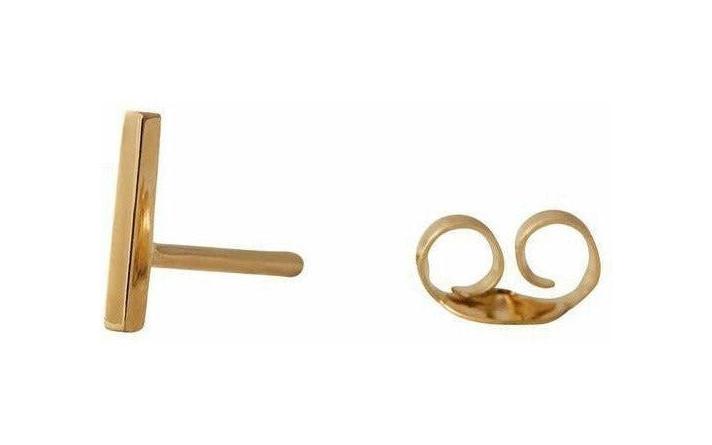 [product_category]-Design Letters Earring With Letter, Gold, I-Design Letters-5710498973162-90401001I-DES-1