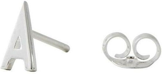 [product_category]-Design Letters Earring With Letter, Silver, A-Design Letters-5710498972745-90401000A-DES-1