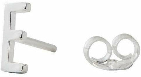 [product_category]-Design Letters Earring With Letter, Silver, E-Design Letters-5710498972783-90401000E-DES-1